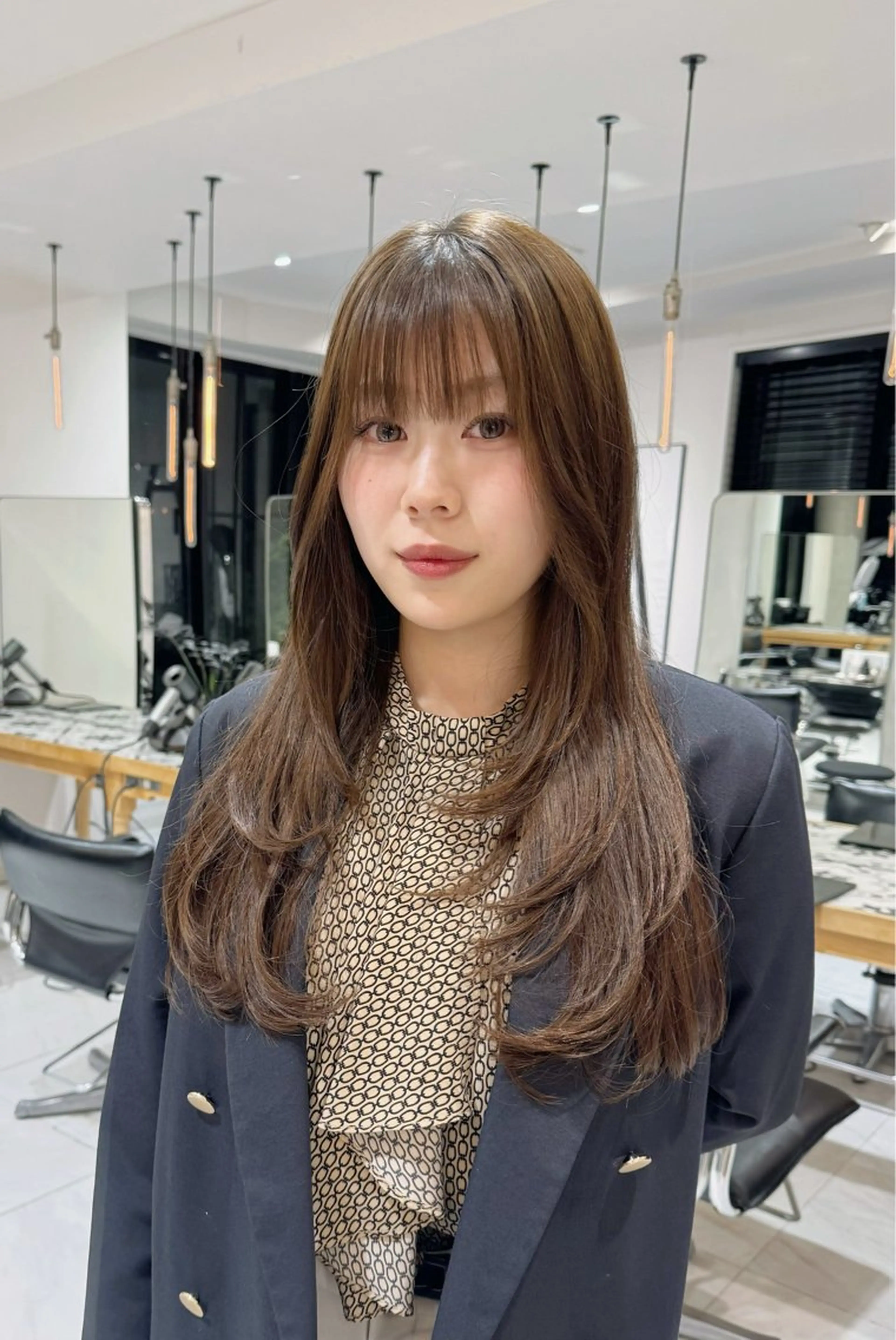ロング レイヤーカット hyuga/パーマ /ニュアンスパーマのヘアスタイル