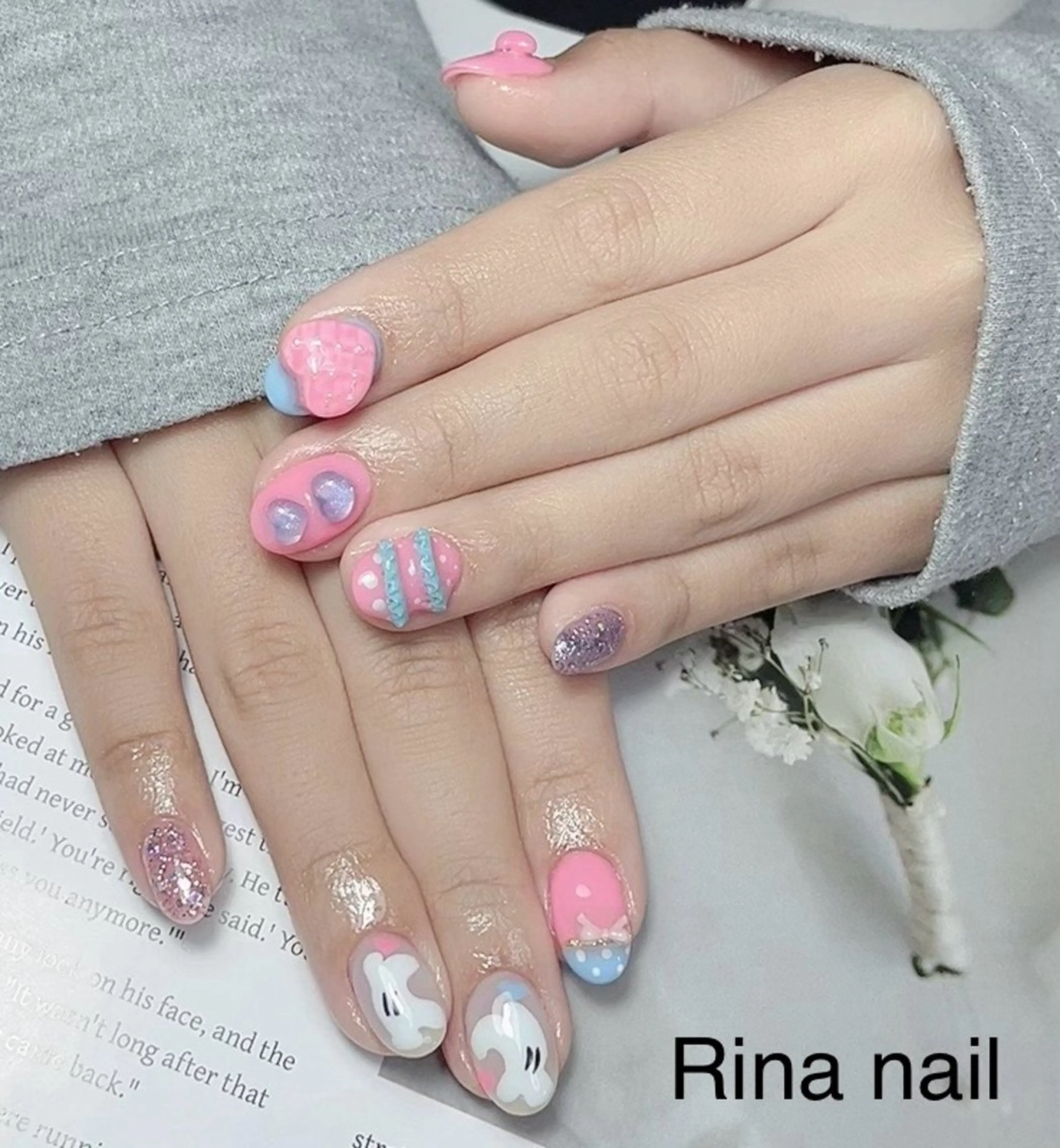 ネイル ハンドネイル リナネイルサロン 松戸八柱所属・リナ ネイルサロンのネイルデザイン