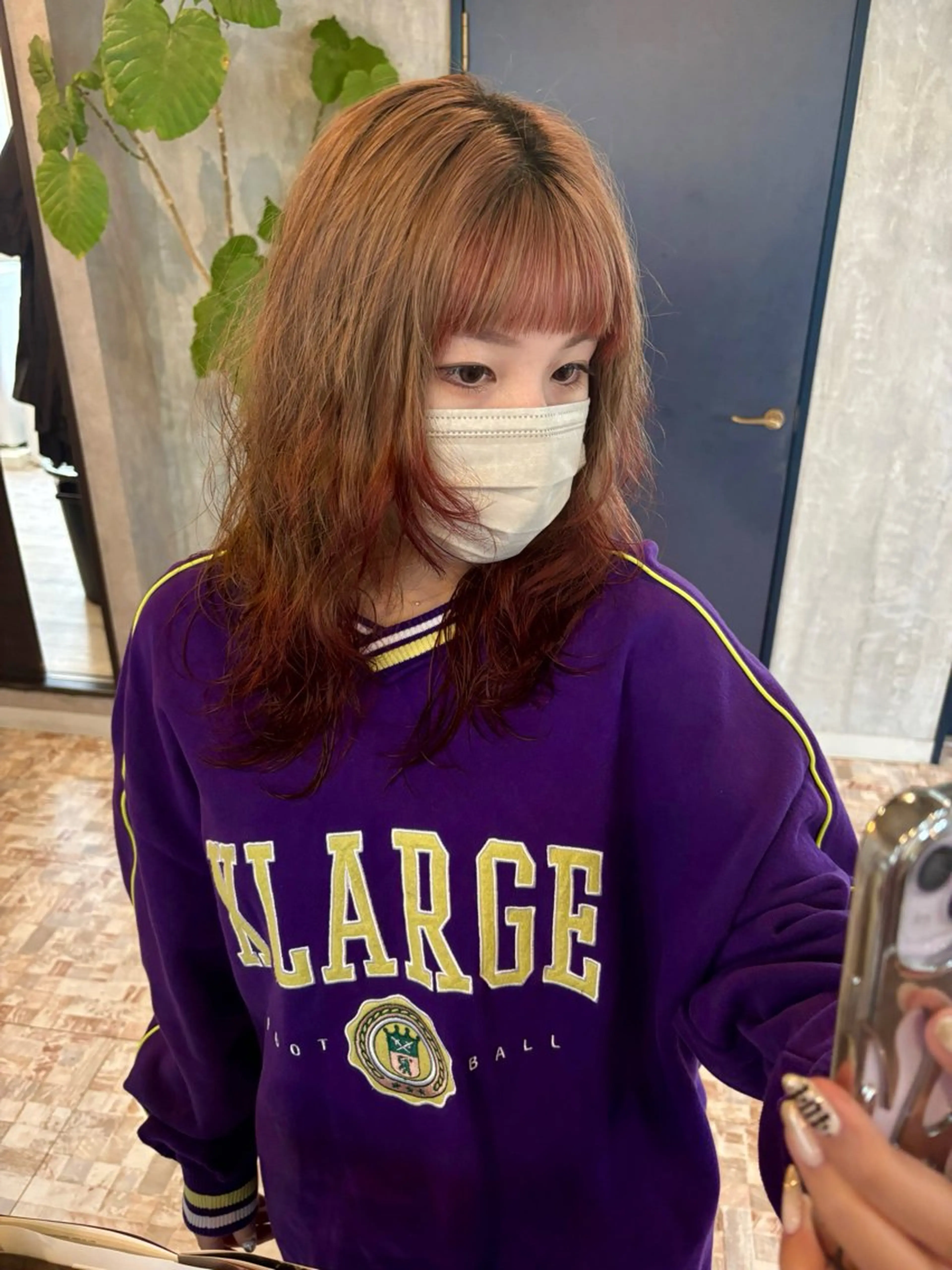 ミディアム ヘアカラー botan🪷☆*。 レ ナのヘアスタイル