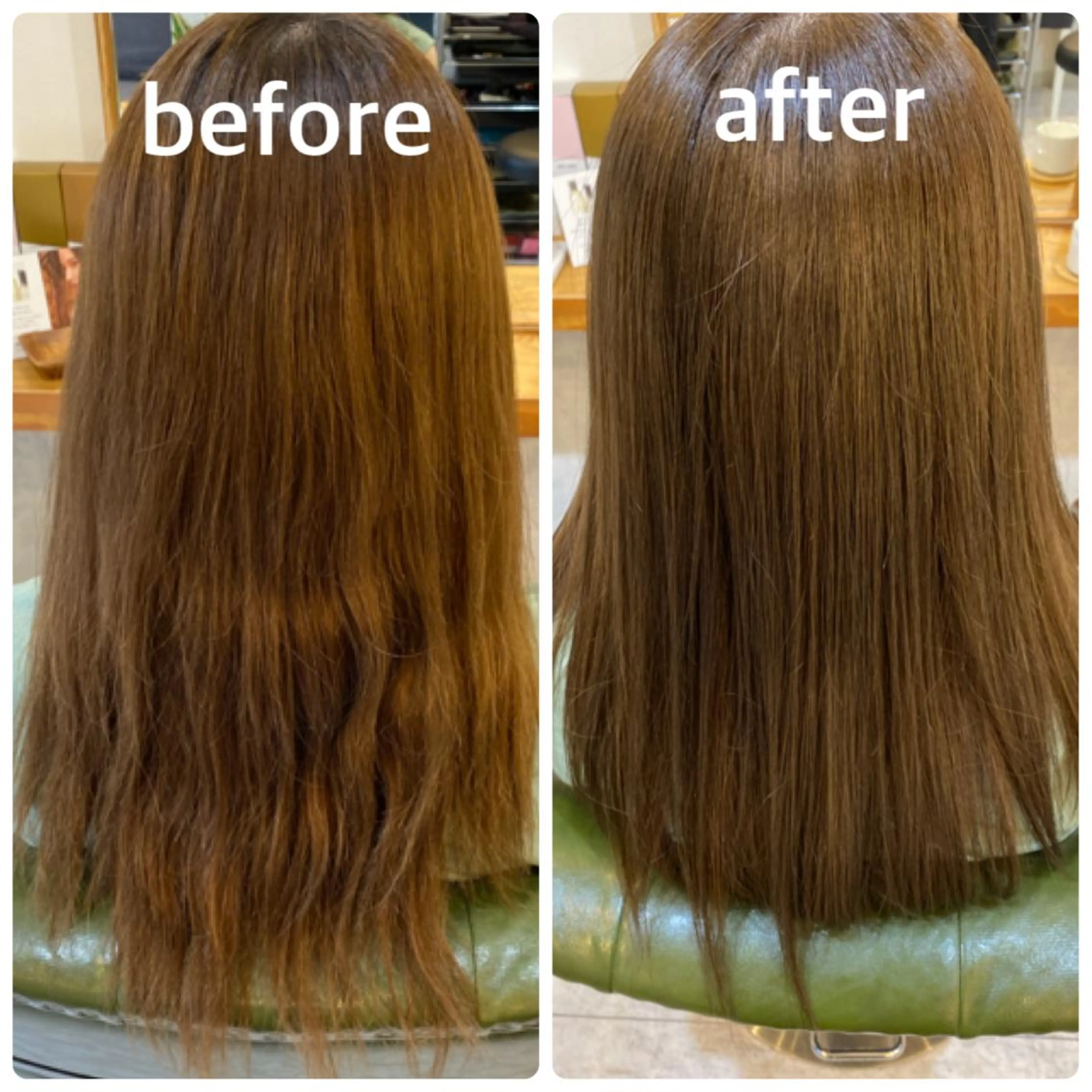 ロング カラー カット ヘアカラー トリートメント エイト ウメダのヘアスタイル