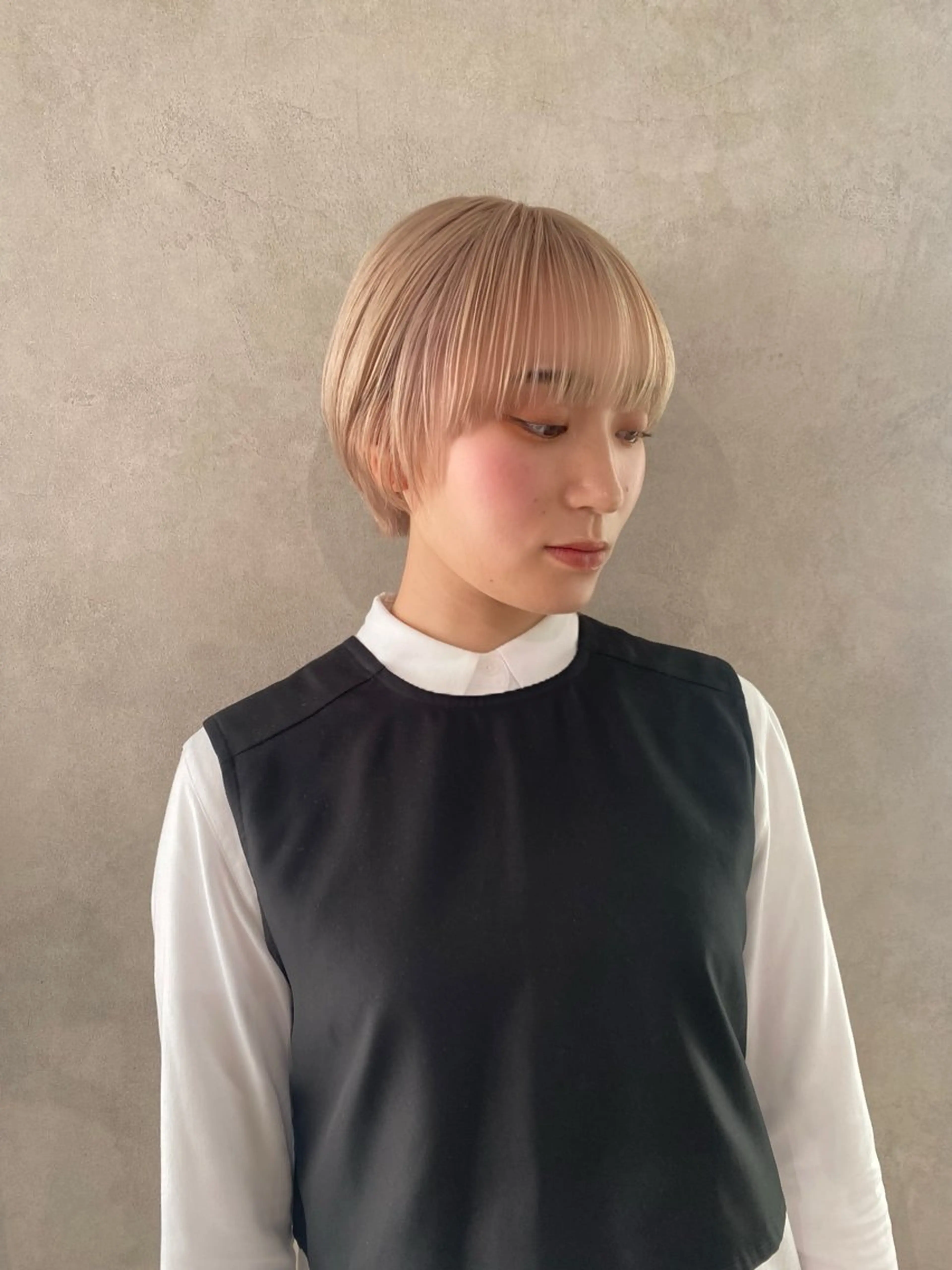 ショート カラー ヘアカラー ダブルカラー ブリーチ/kaitoのヘアスタイル