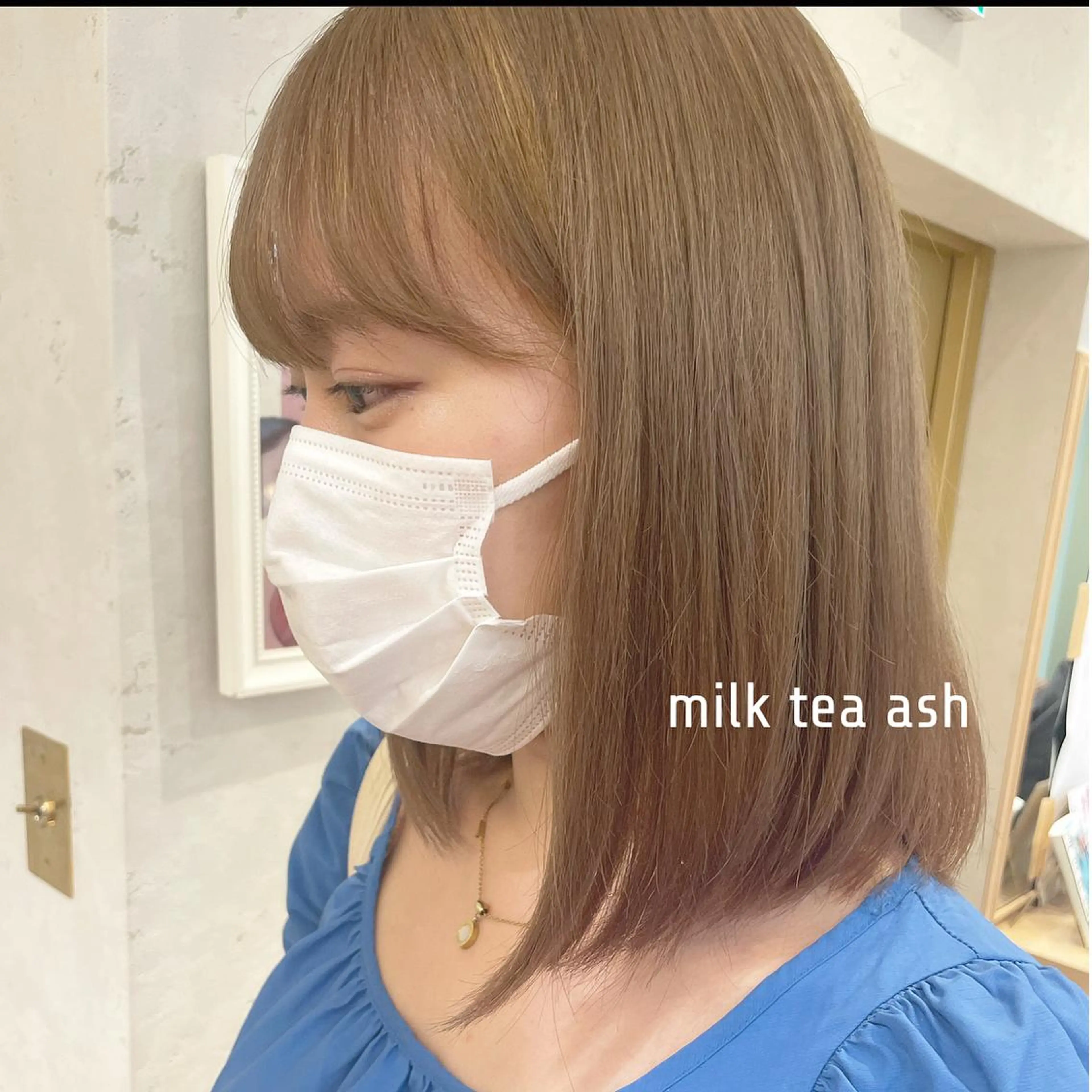 ミディアム カラー ♥️ブリーチ/ボブ/ レイヤー♥️maiのヘアスタイル