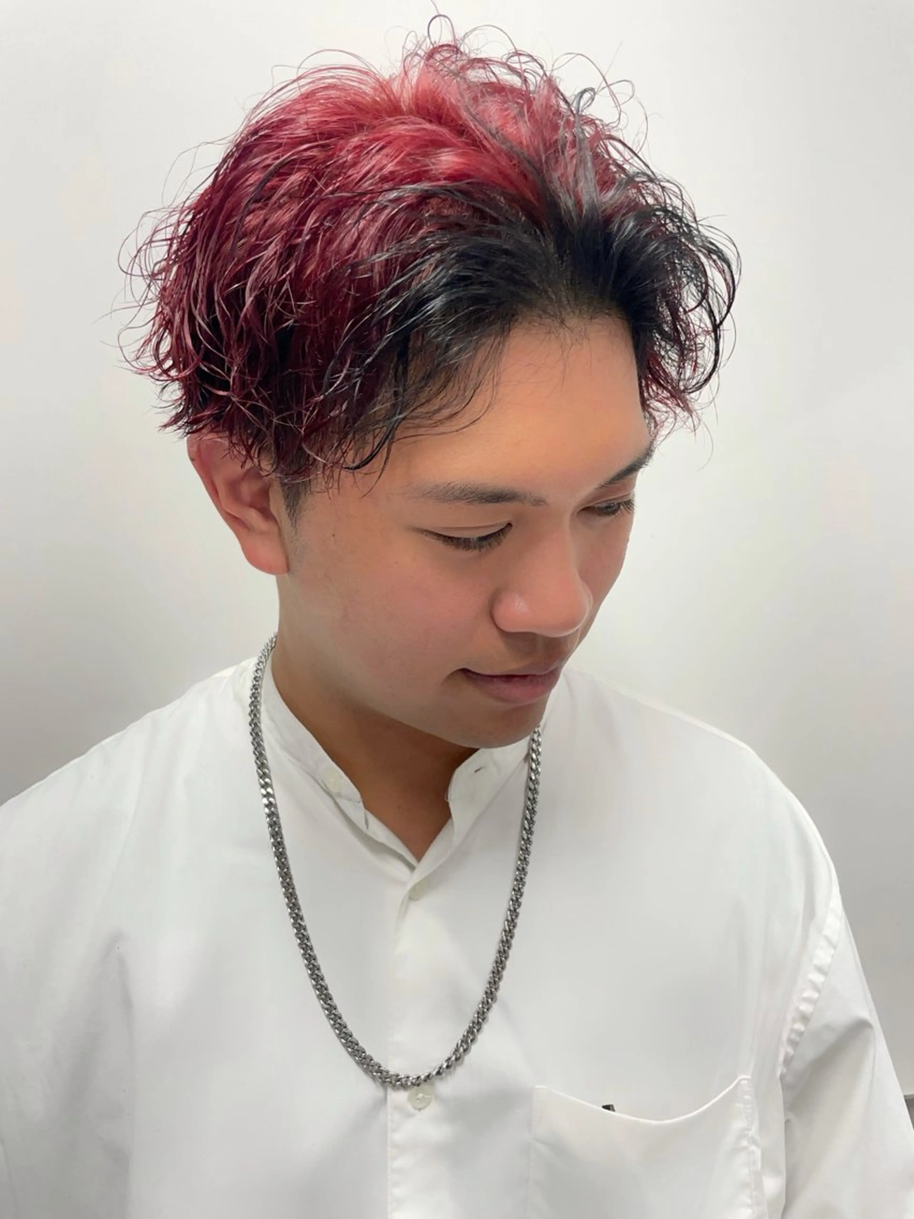 ショート カラー メンズ カット ヘアカラー トリートメント メンズ特化🟡個室 口コミ高評価🟡三澤のヘアスタイル