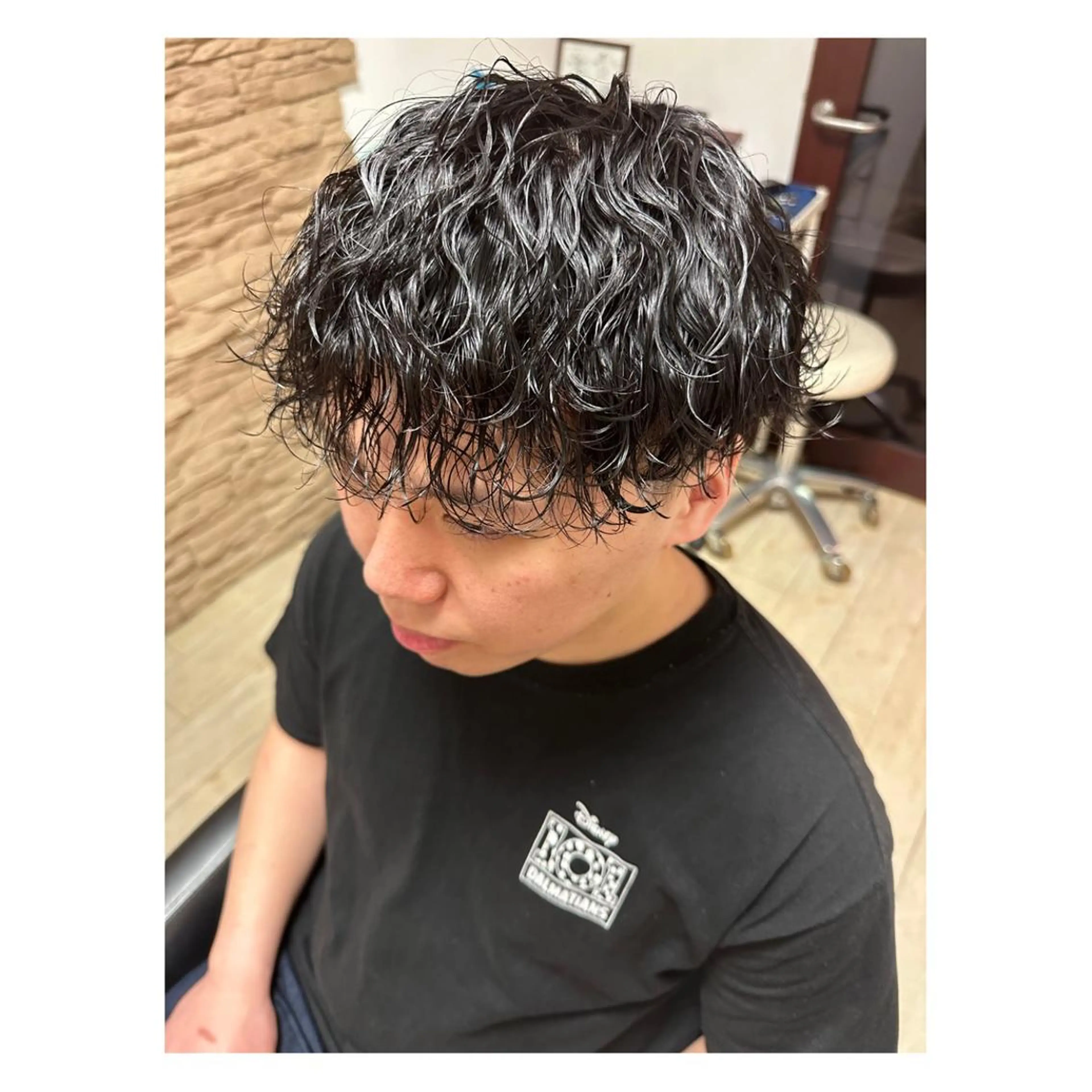 パーマ メンズ メンズパーマ カット パーマ トリートメント メンズパーマ 次元のヘアスタイル