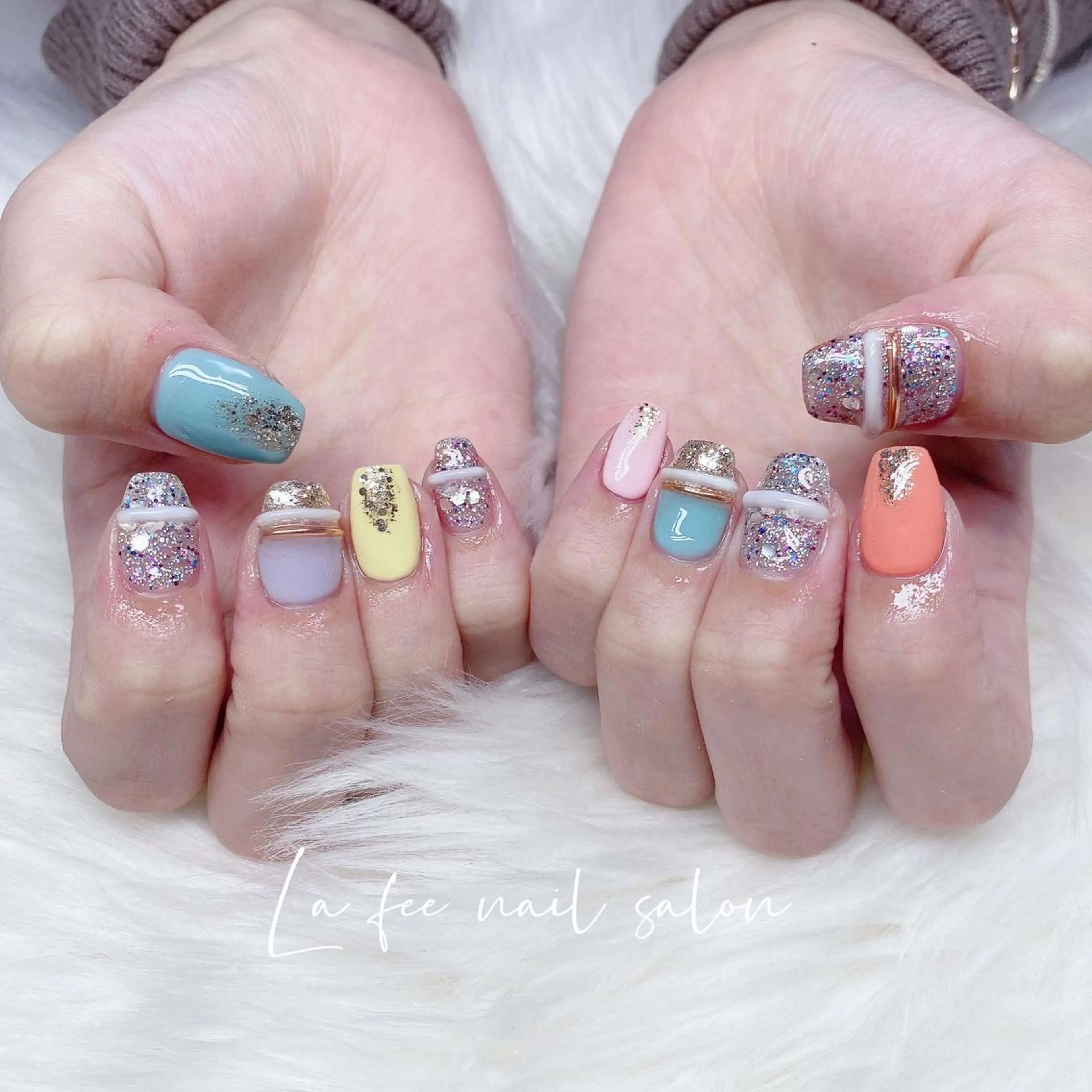 ネイル ハンドネイル ハンドケア La feeのネイルデザイン