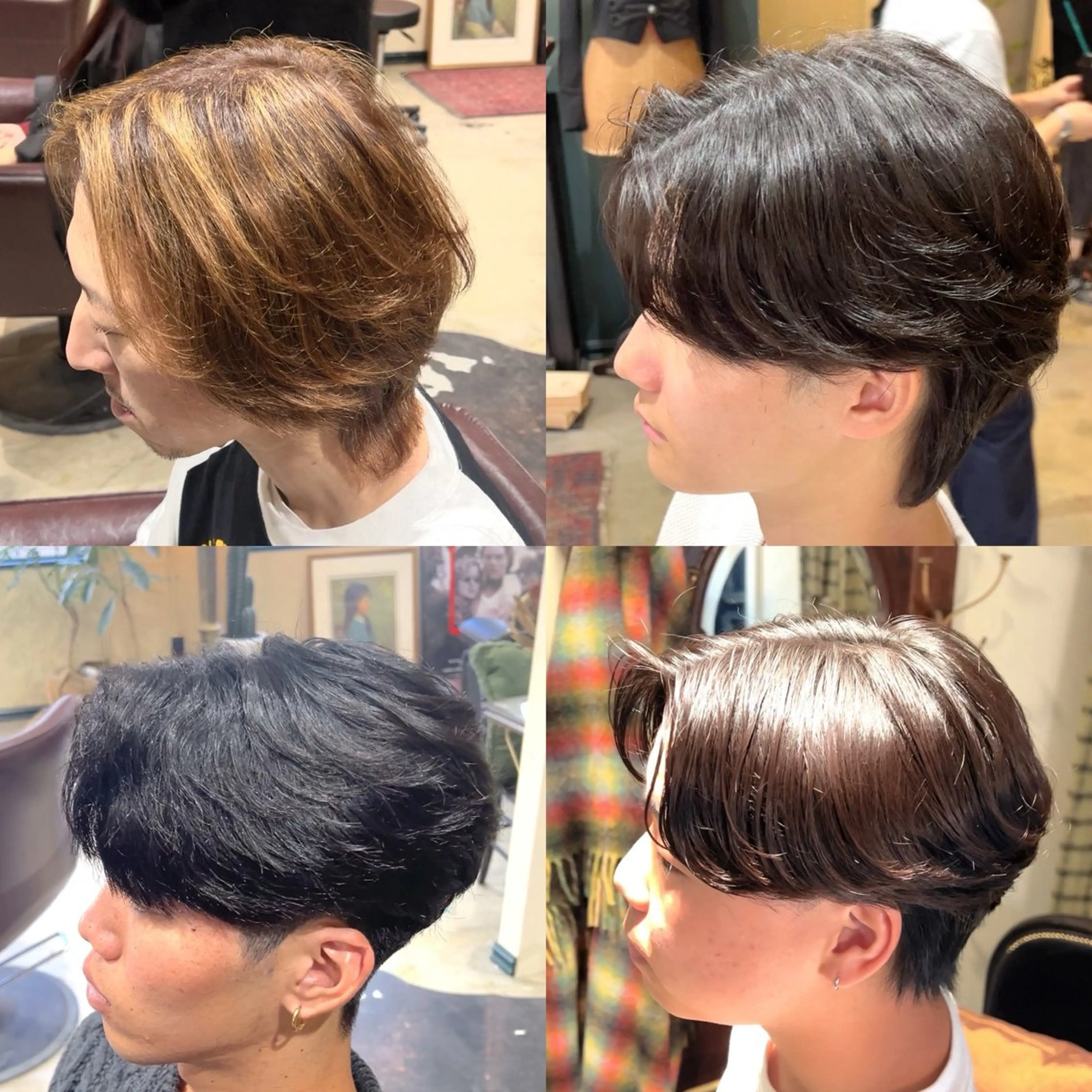 パーマ メンズ カット パーマ メンズパーマ眉毛 特化アユム🔥のヘアスタイル