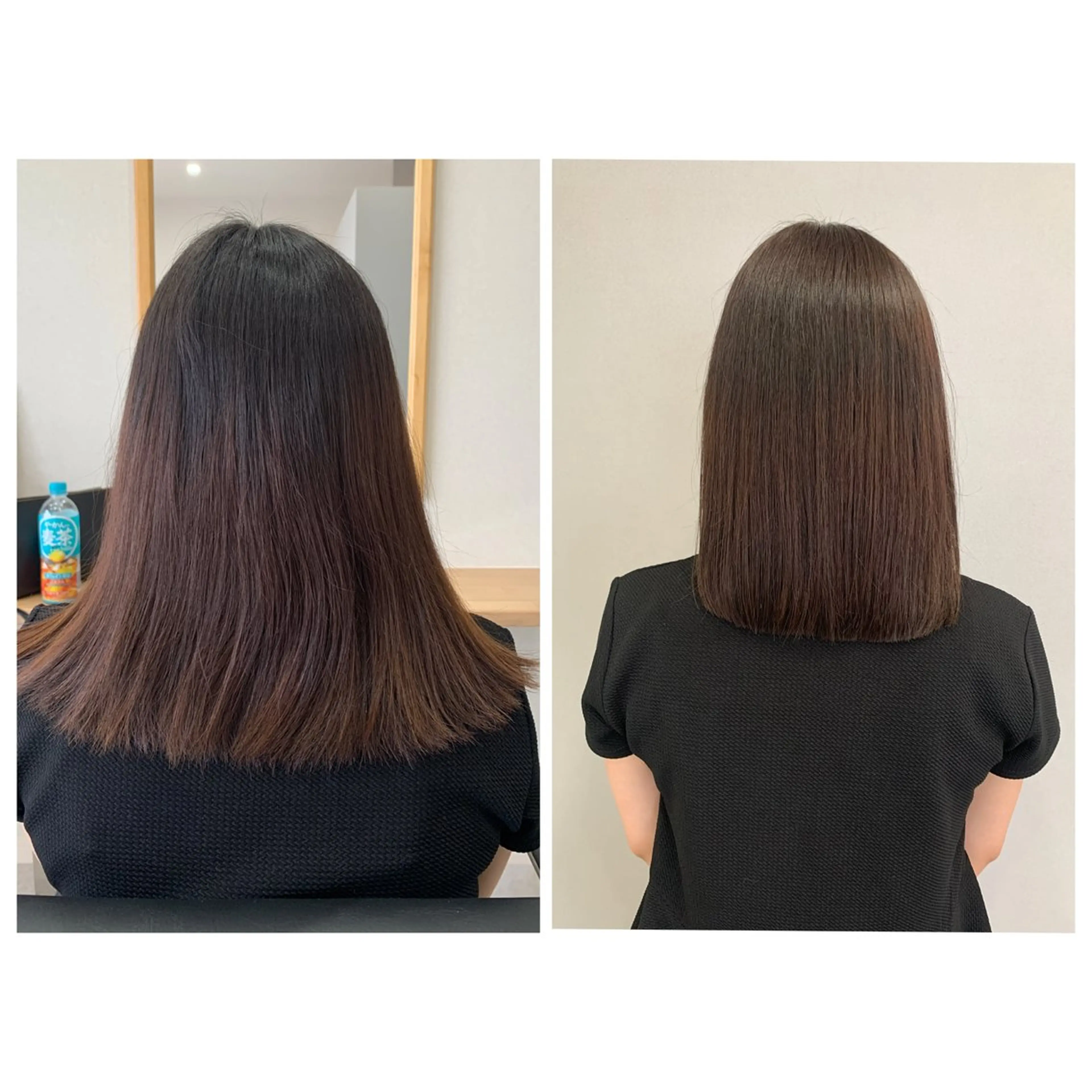 ミディアム ラベンダーブラウン カット ヘアカラー トリートメント en.桐山 晃彦のヘアスタイル