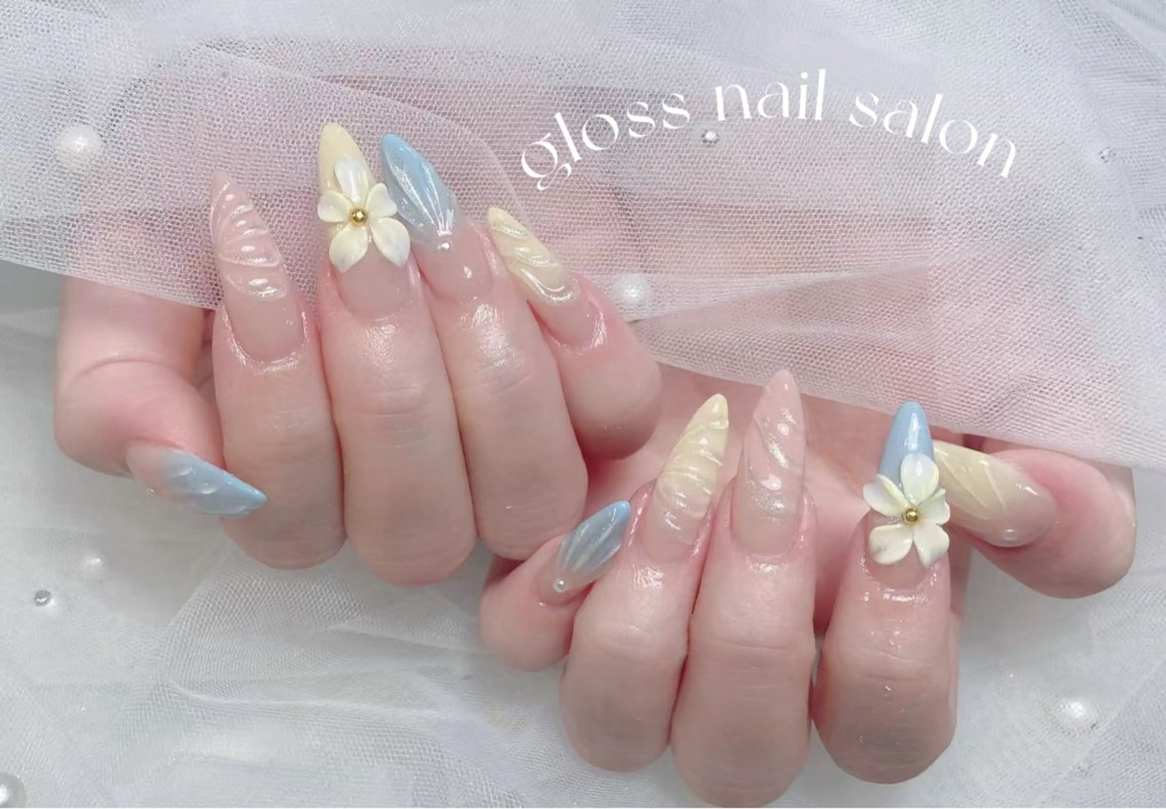 ネイル ゆり🌷 gloss nailのネイルデザイン