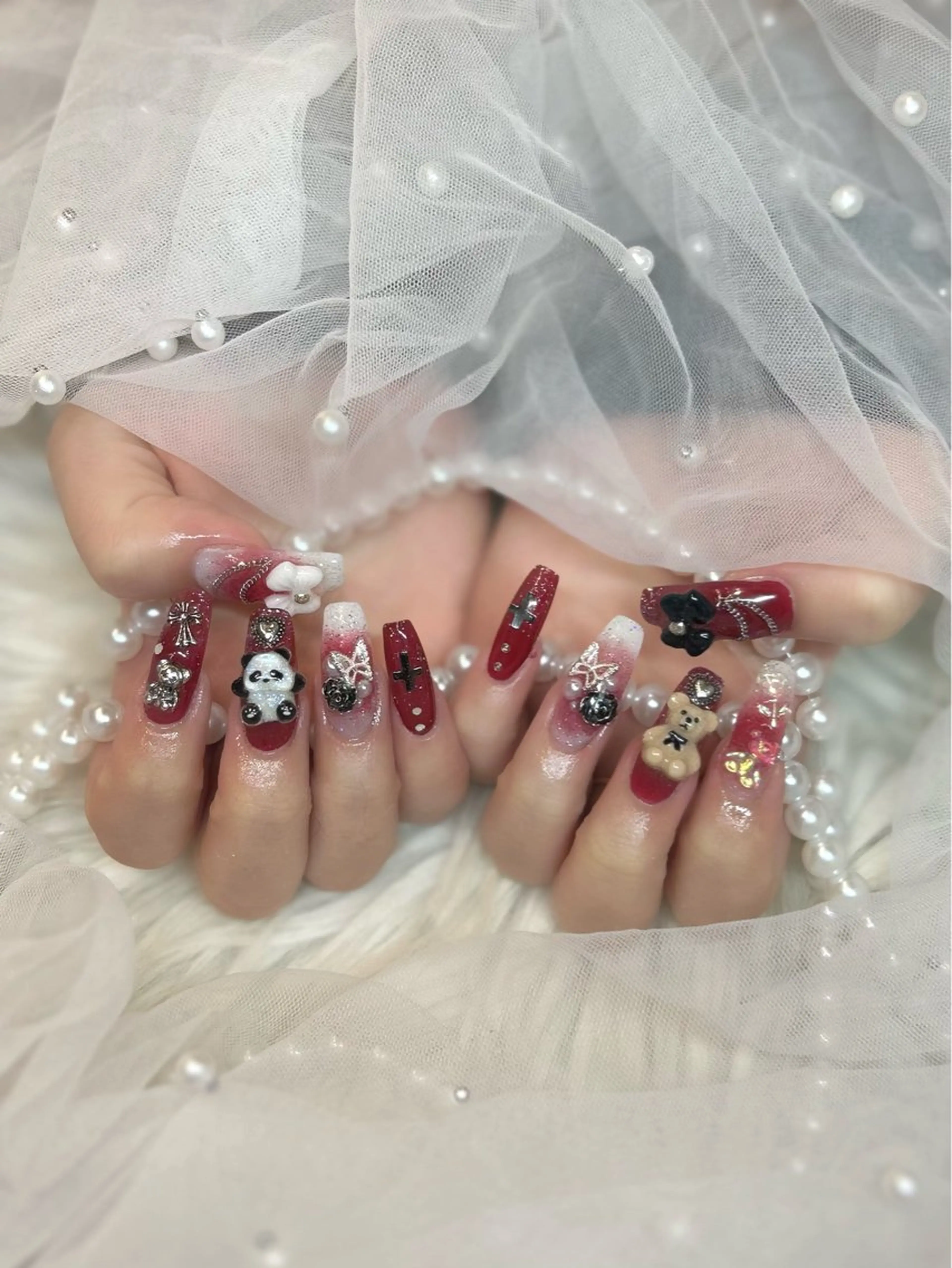 ネイル ハンドネイル 中村 穂乃果のネイルデザイン