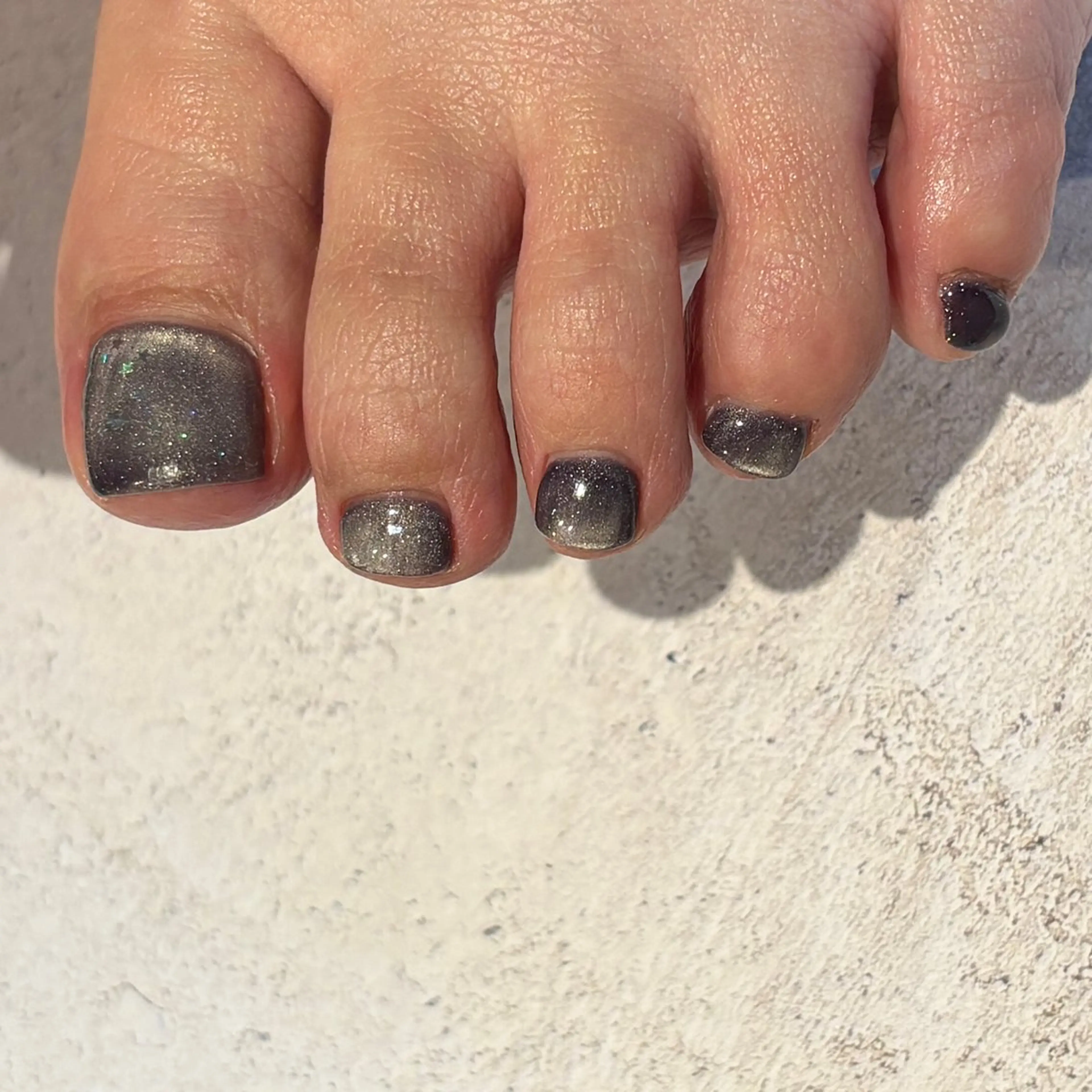 【フット👣マグネットネイル🫐🫧】(他店オフケア込み)の写真