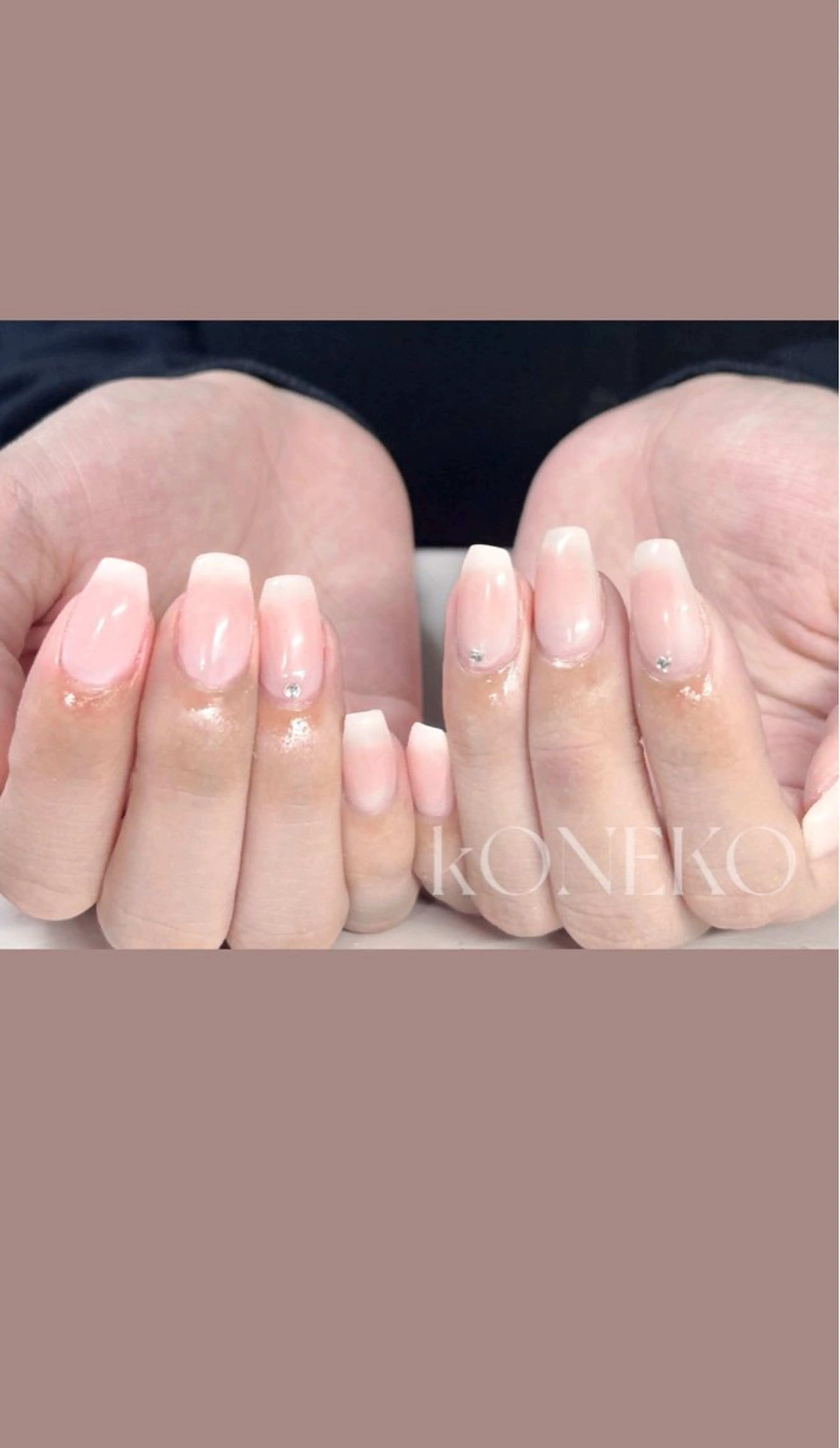 ネイル コネコネイルサロン モデル用のネイルデザイン