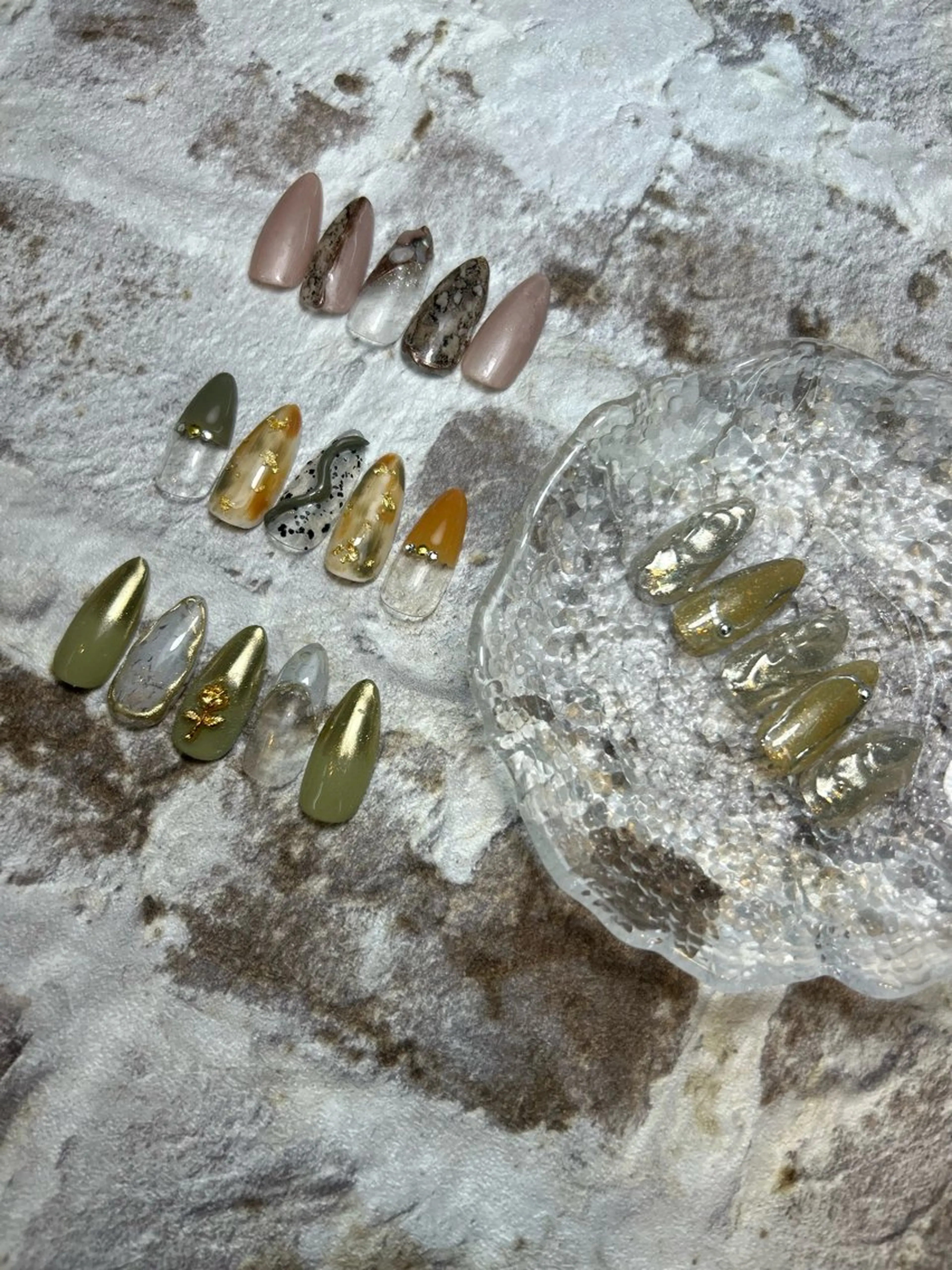 ネイル キラキラネイル 東十条muumii ネイルまつ毛のネイルデザイン