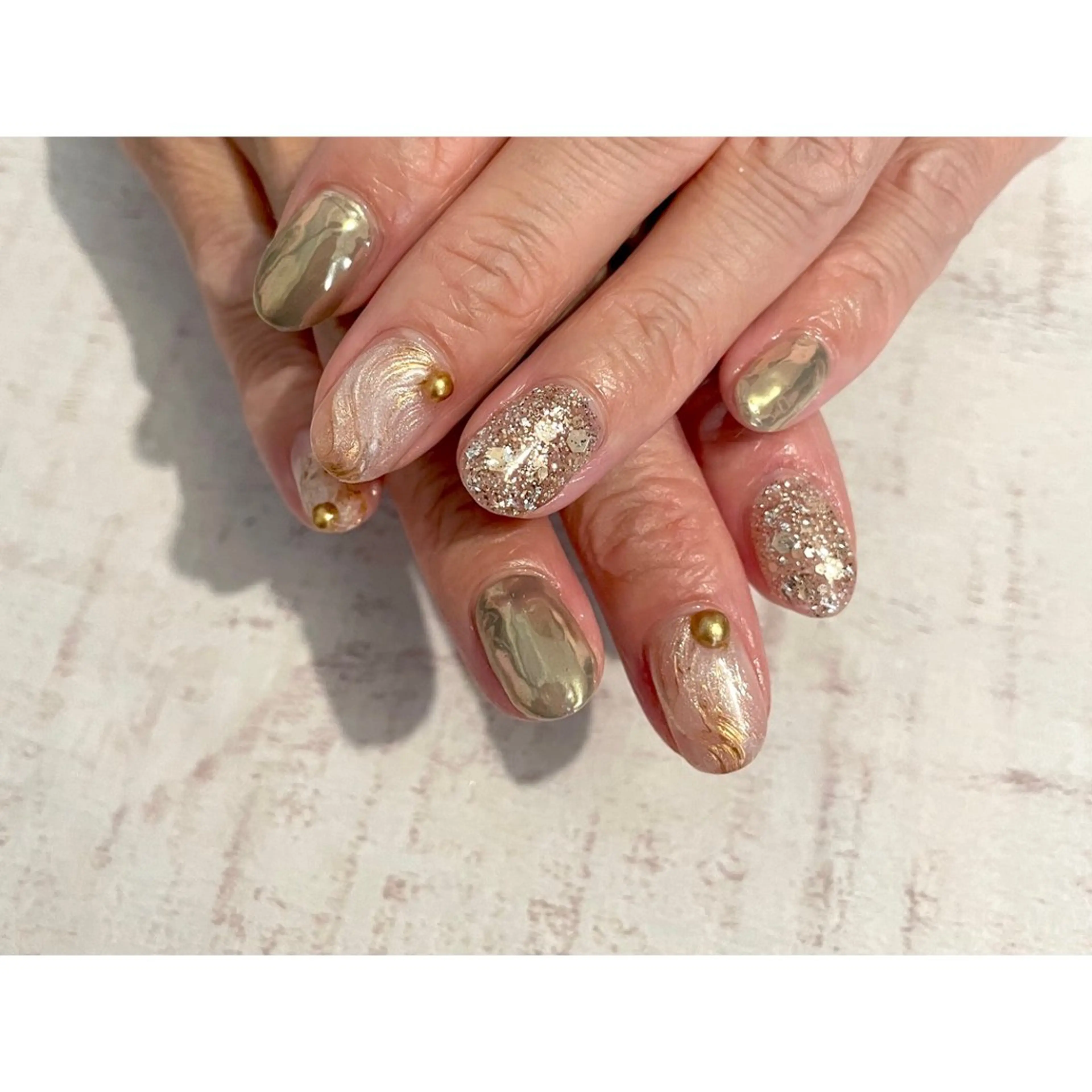 ネイル 𖡼 yumenoのネイルデザイン