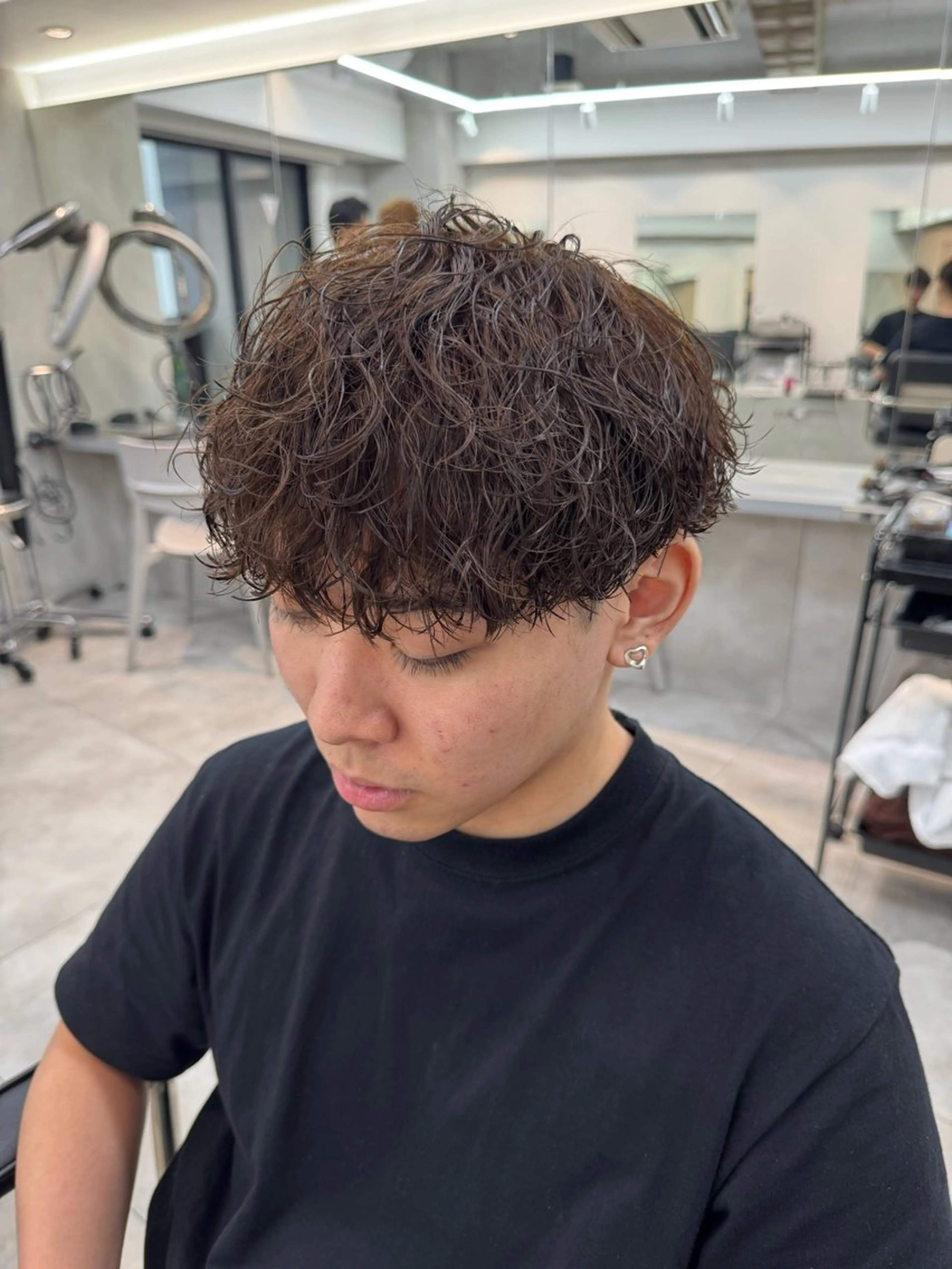 パーマ メンズ メンズパーマ カット ヘアカラー パーマ 大宮メンズ特化/パー マ職人/小川藍人のヘアスタイル