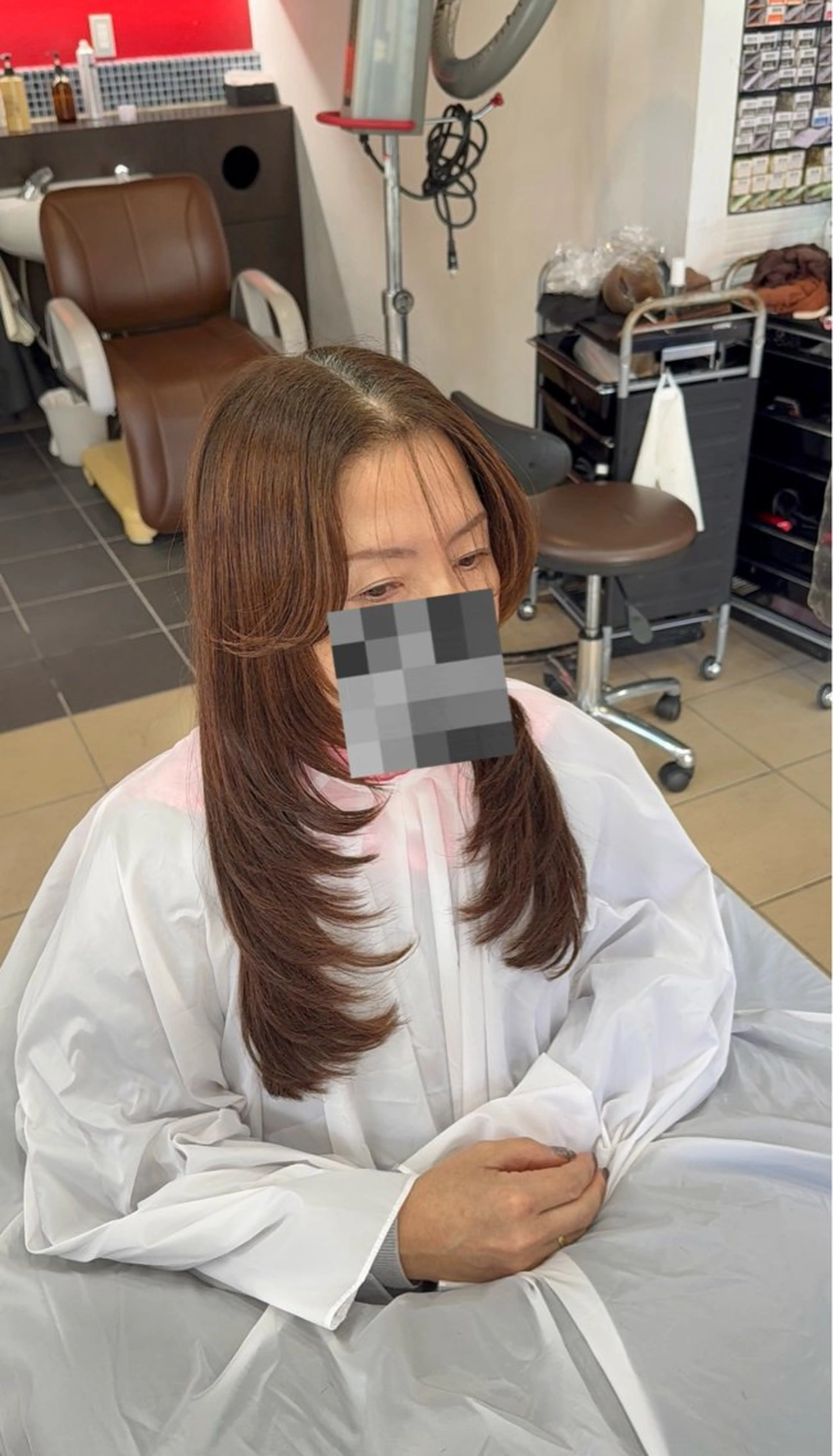 ✂︎レディースカット✂︎➕シャンプー【縮毛矯正/カラー/ボブ/レイヤーカット/日暮里/西日暮里/上野】の写真