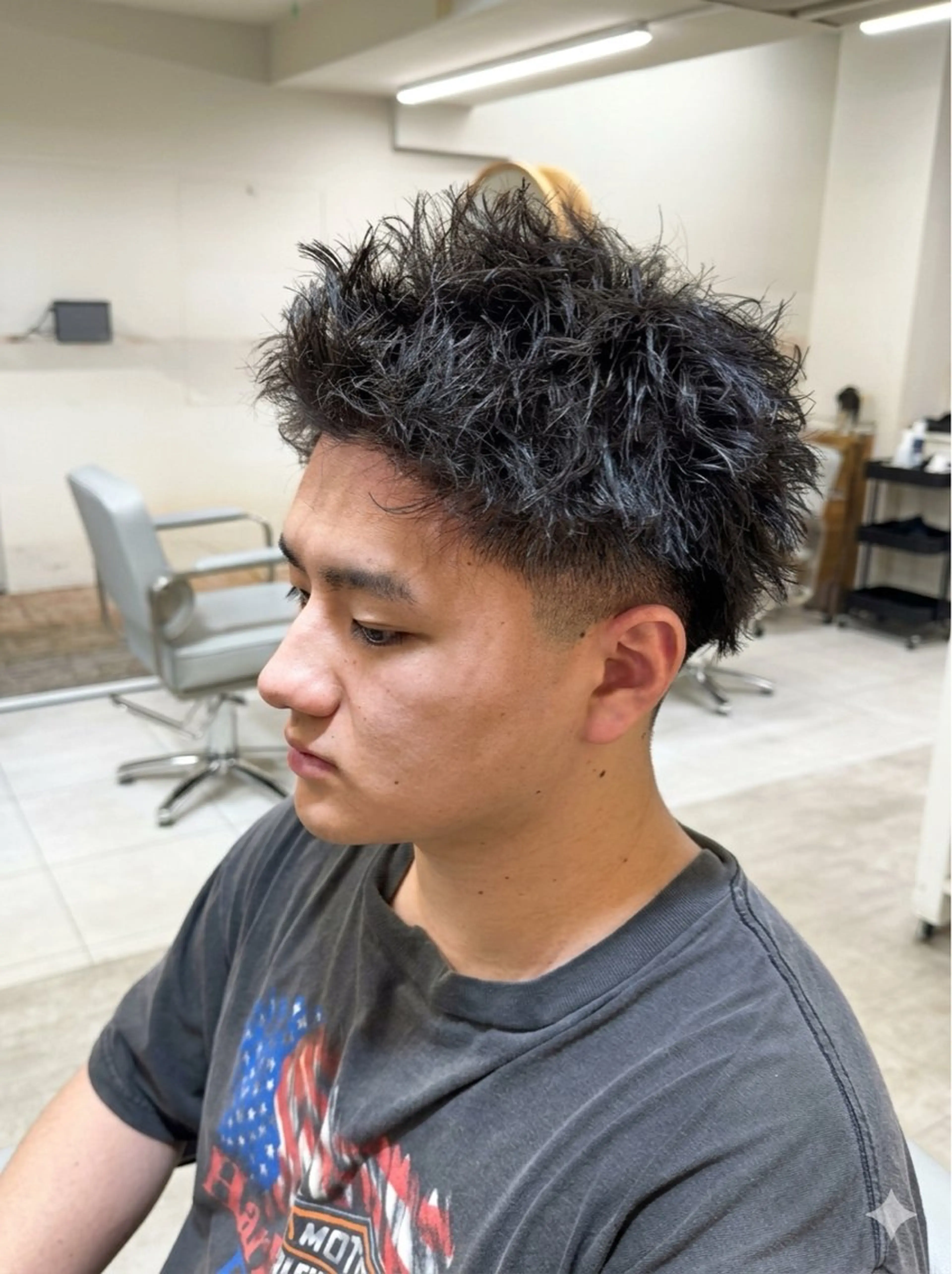 パーマ メンズ カット パーマ メンズ特化/ツイスパ 朝ラクセット 颯のヘアスタイル