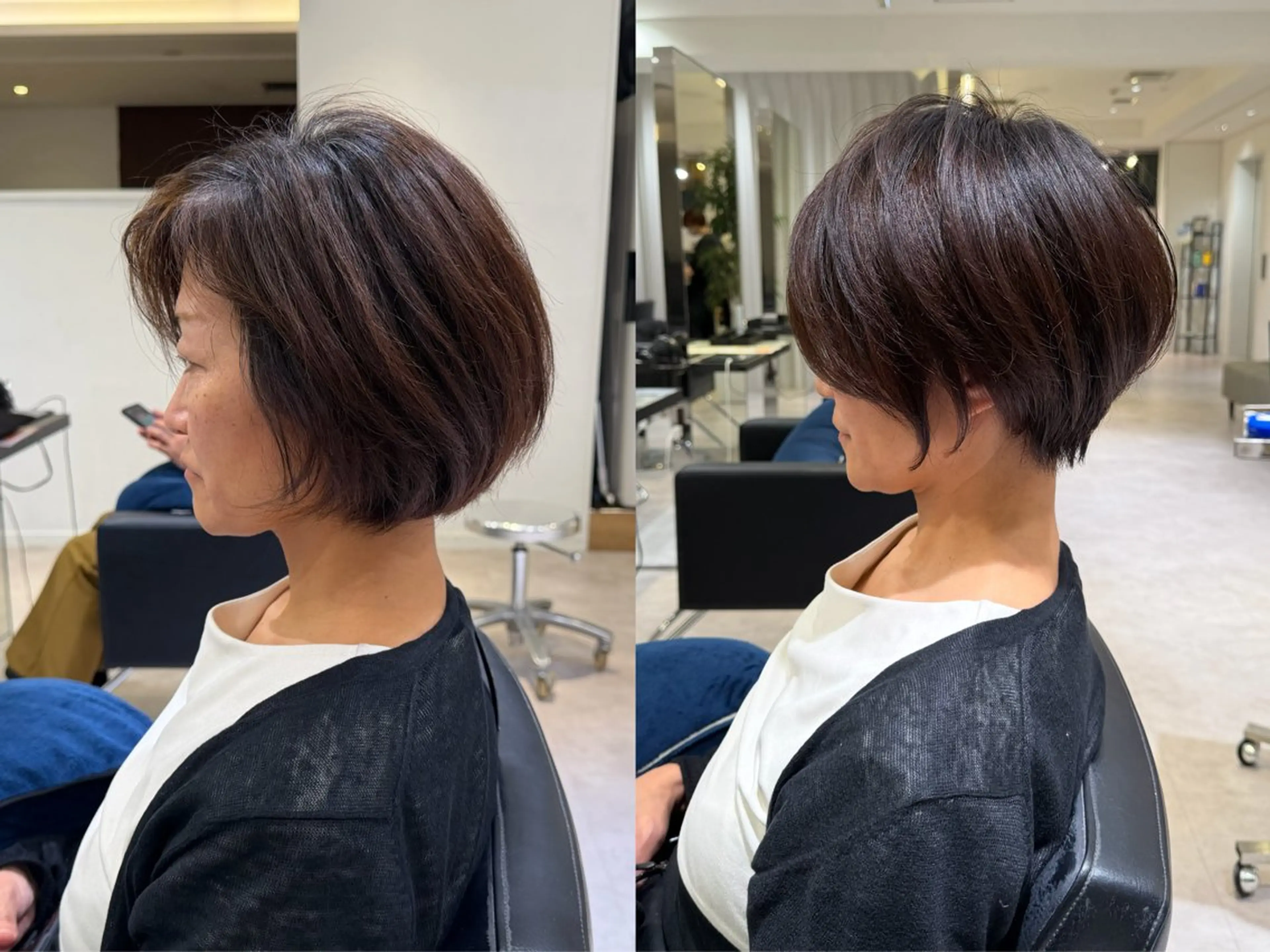 ショート カラー カット ヘアカラー 髙山 莉愛のヘアスタイル