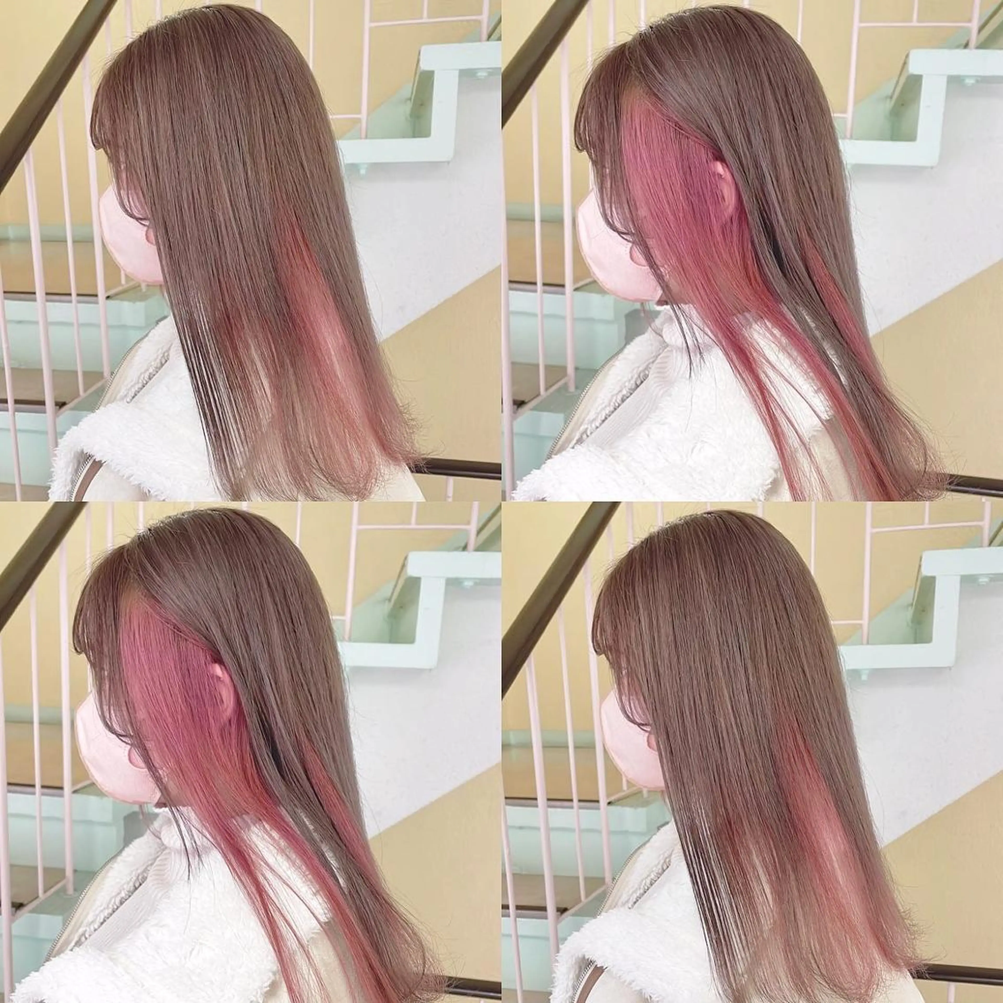 カラー ヘアカラー トリートメント 渋谷:インナーカラー ／🍒エリカ🍒のヘアスタイル