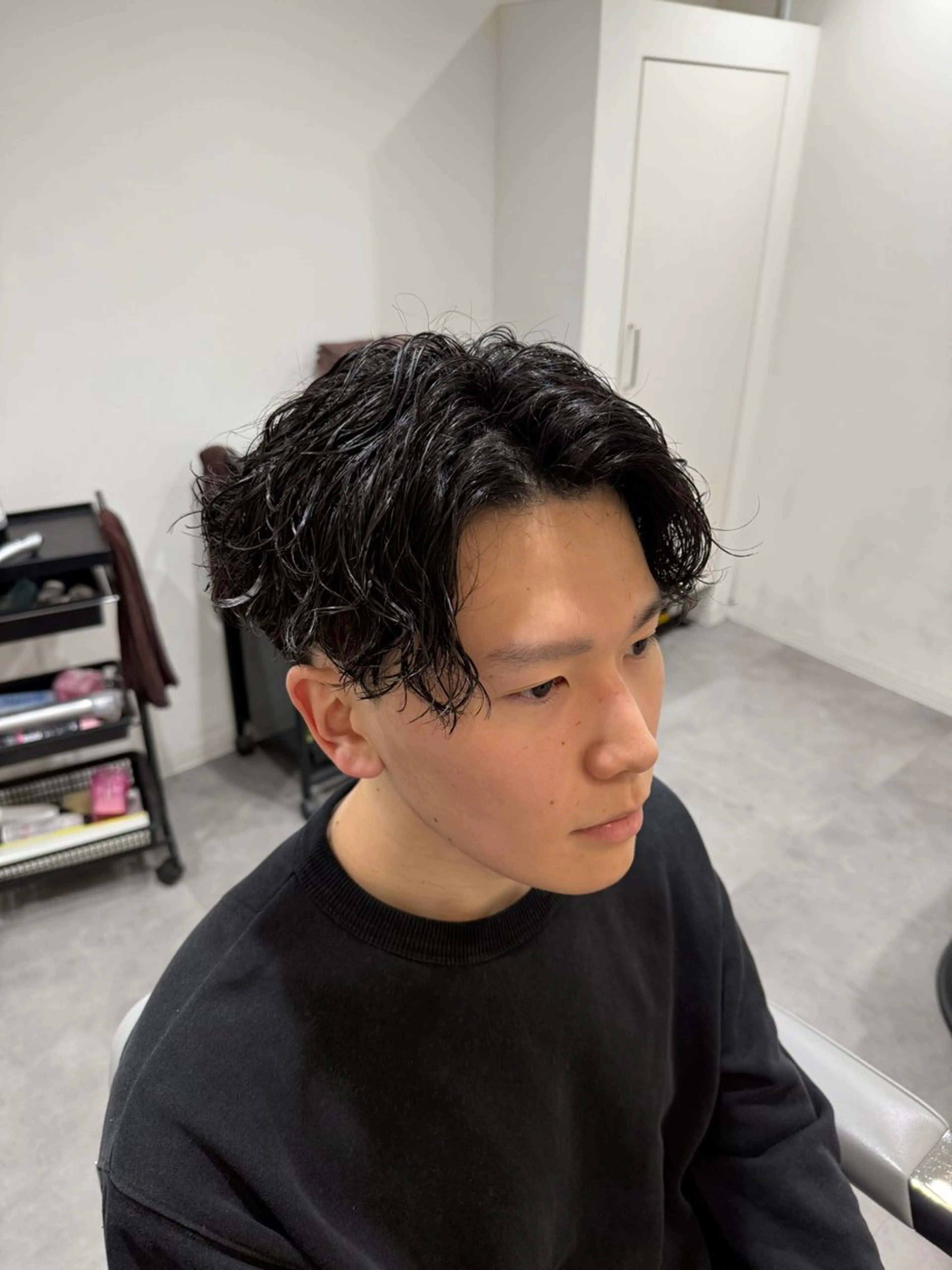 ミディアム カット パーマ NAM松戸 高田さくらのヘアスタイル