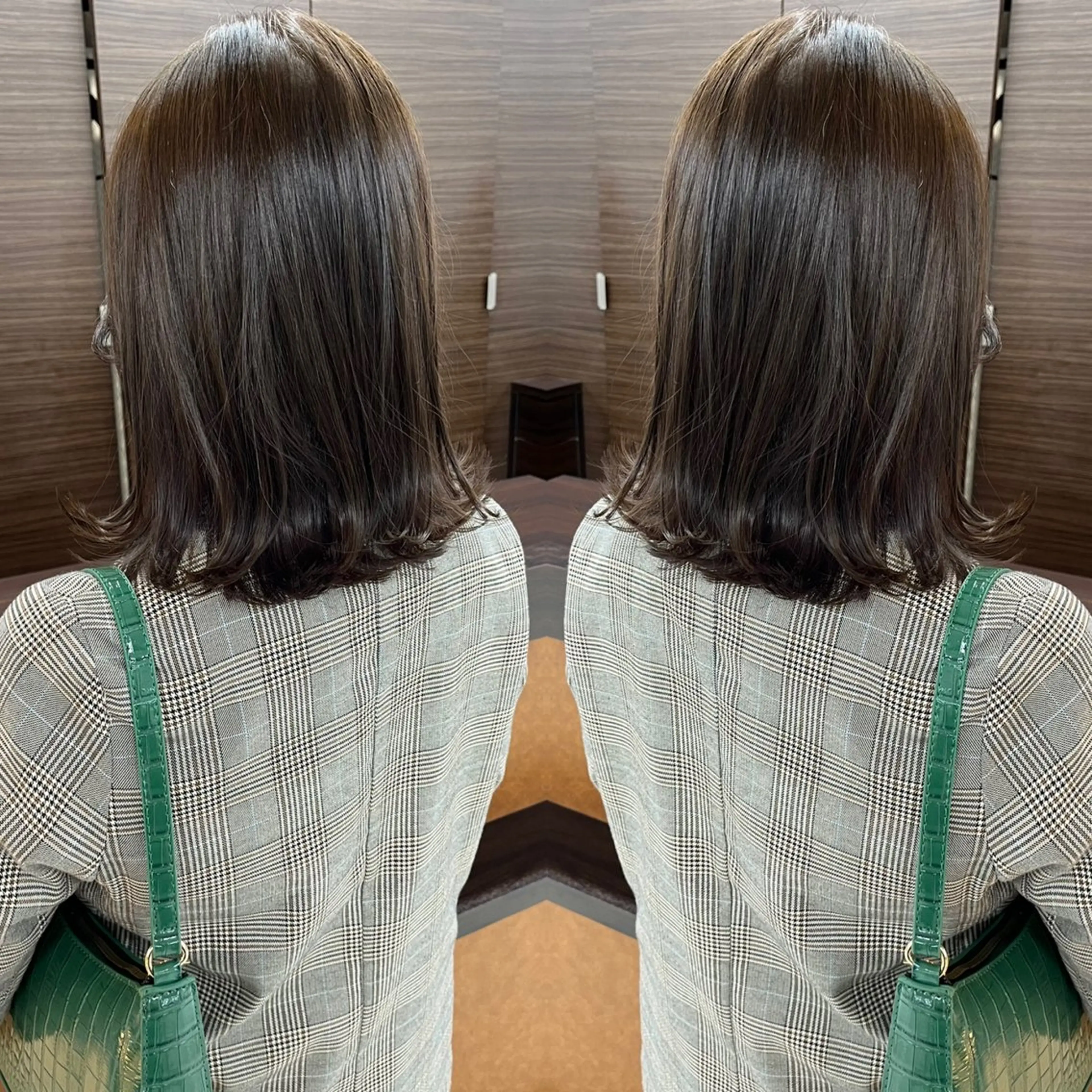 ミディアム カラー カット ヘアカラー トリートメント ハタケヤマヨシキ ／BOOTHのヘアスタイル