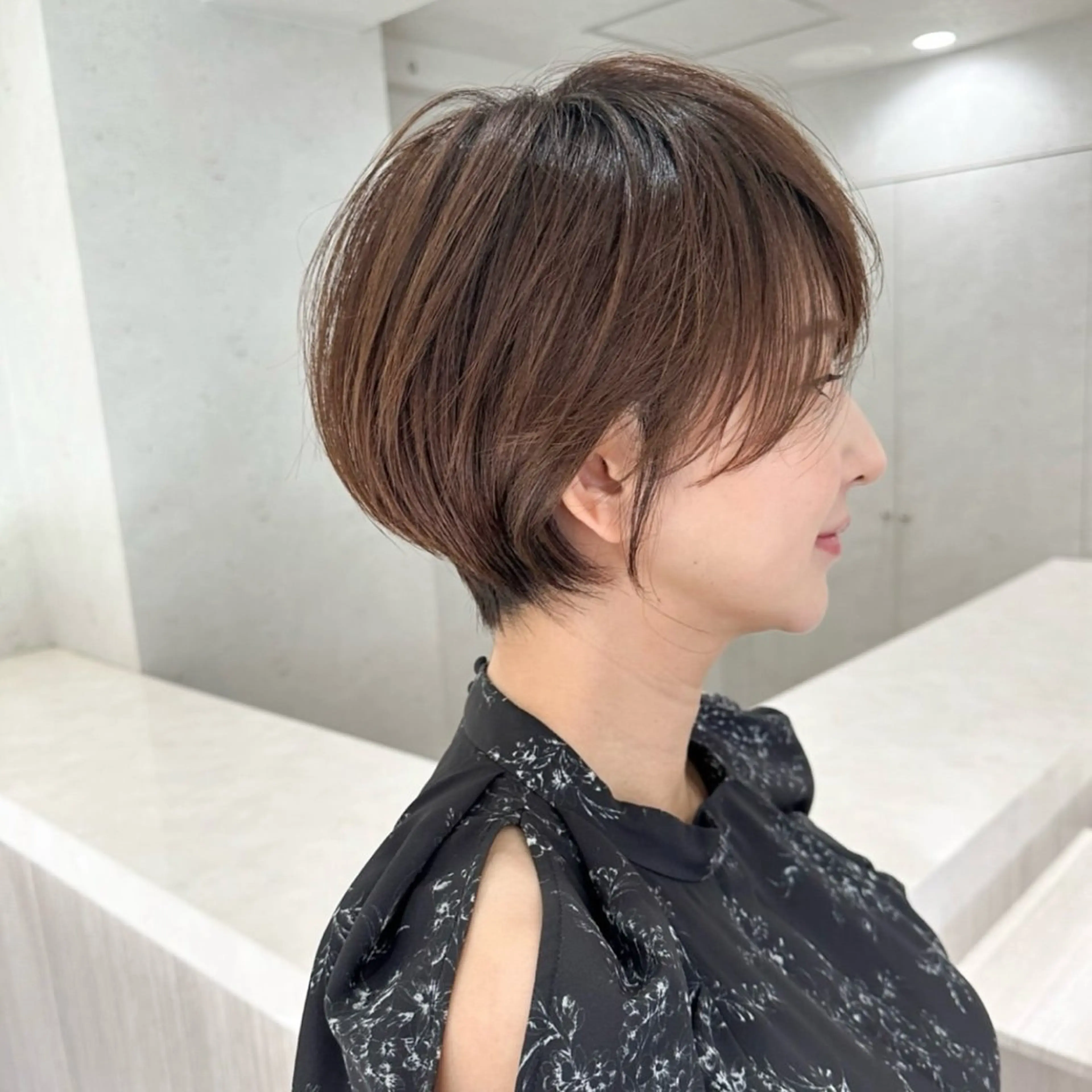 ショート 艶カラー/ヘアセット 着付け　ふうか　渋谷のヘアスタイル