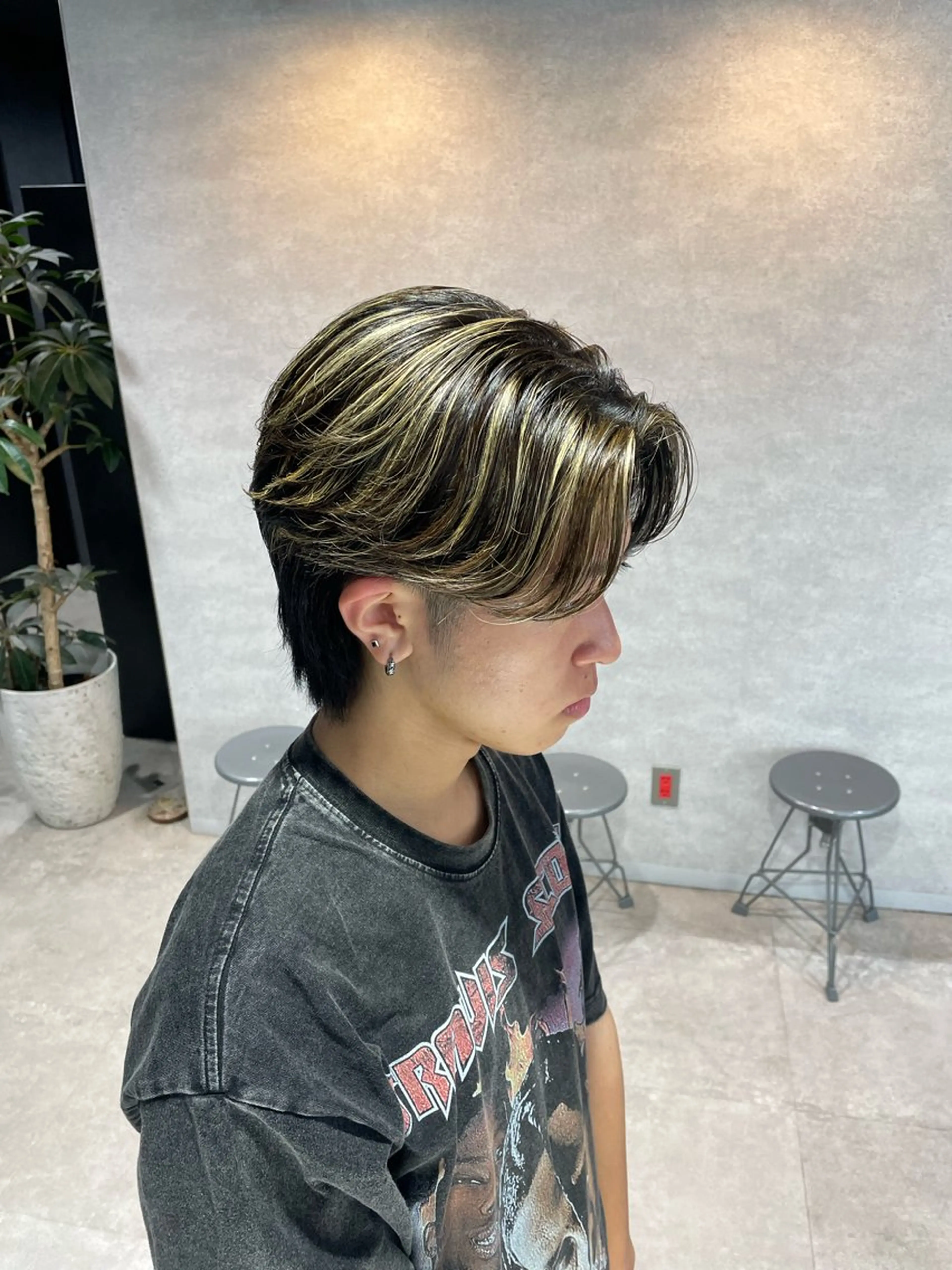 【🌟新規限定🌟】似合わせカット➕ハイライトメッシュ➕パーマ➕炭酸泉➕オリジナルトリートメント🌟の写真