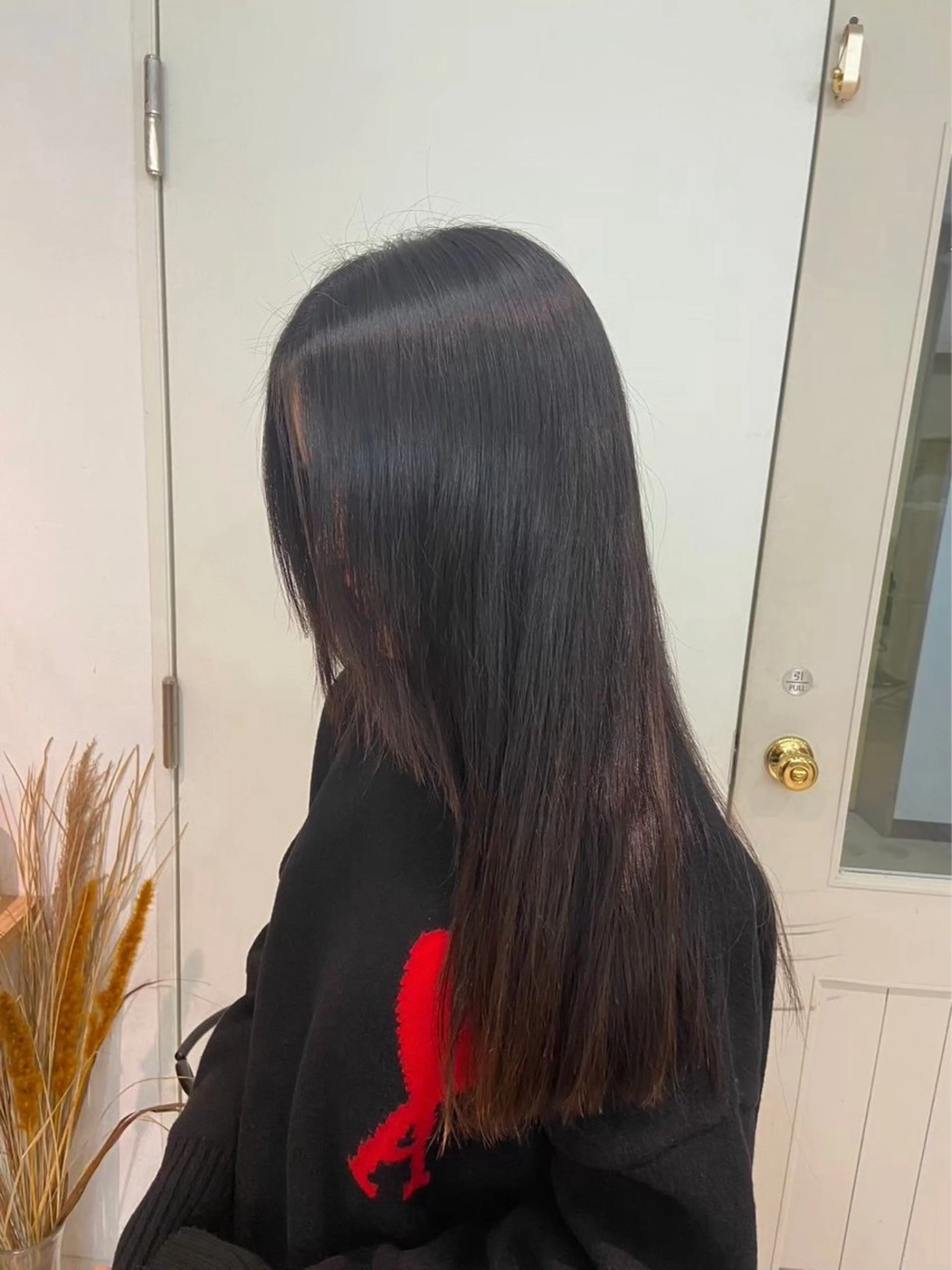 セミロング カラー 内村 光之介のヘアスタイル