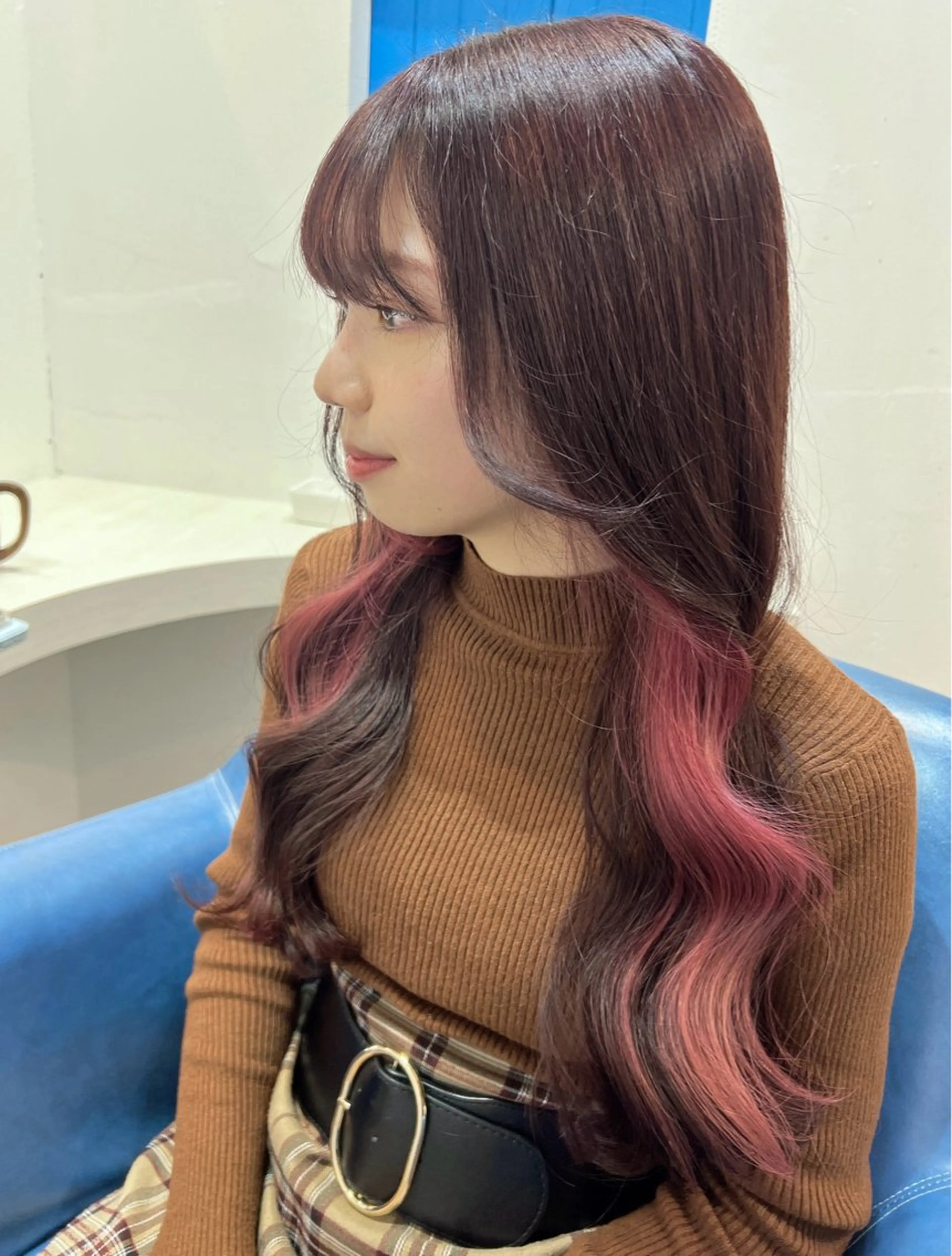 ロング カラー ヘアカラー メンズパーマ/ エクステ🌞セナのヘアスタイル