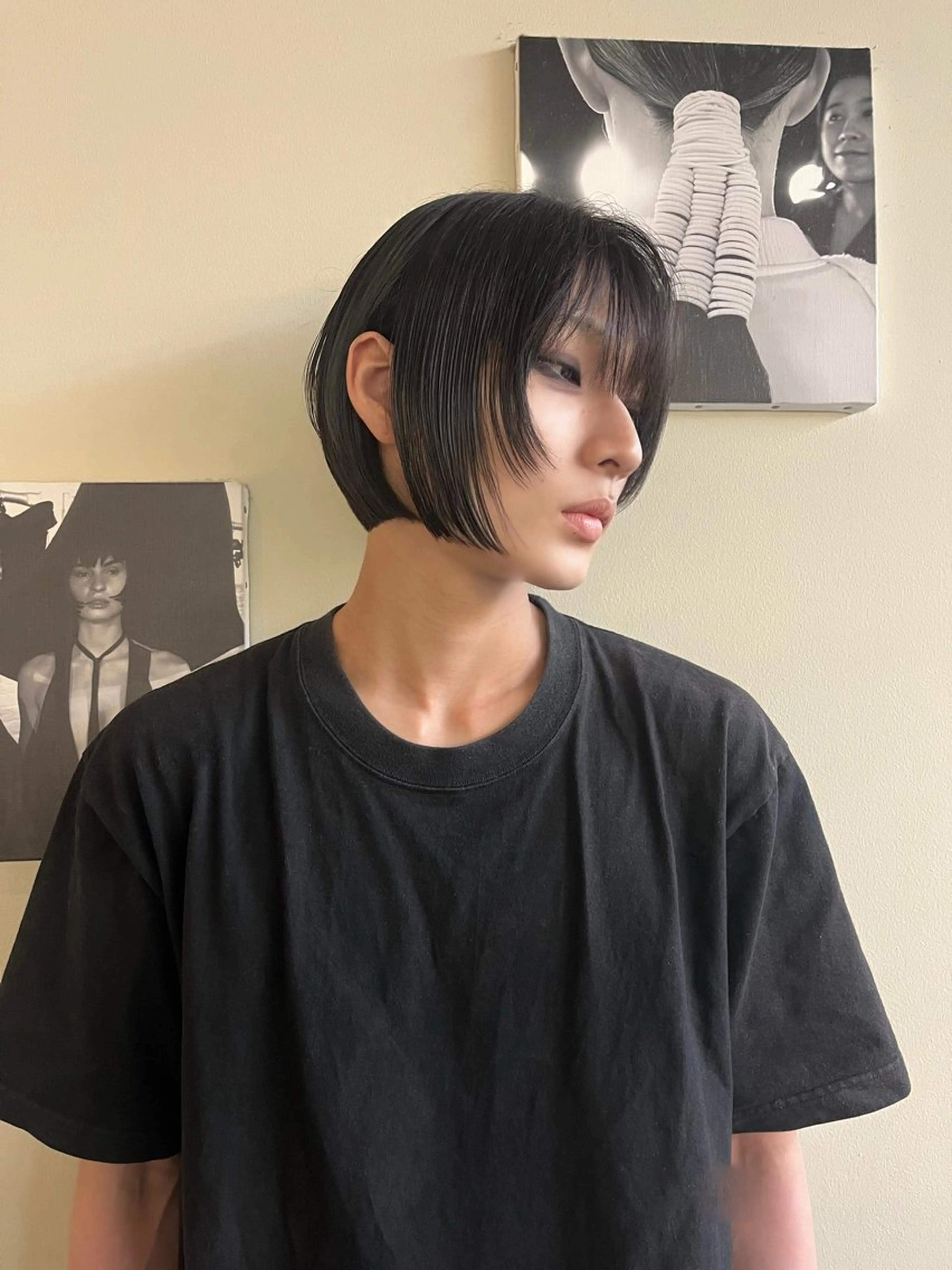 ショート ボブ ✨艶々ケア カラー🎀ミカゼのヘアスタイル