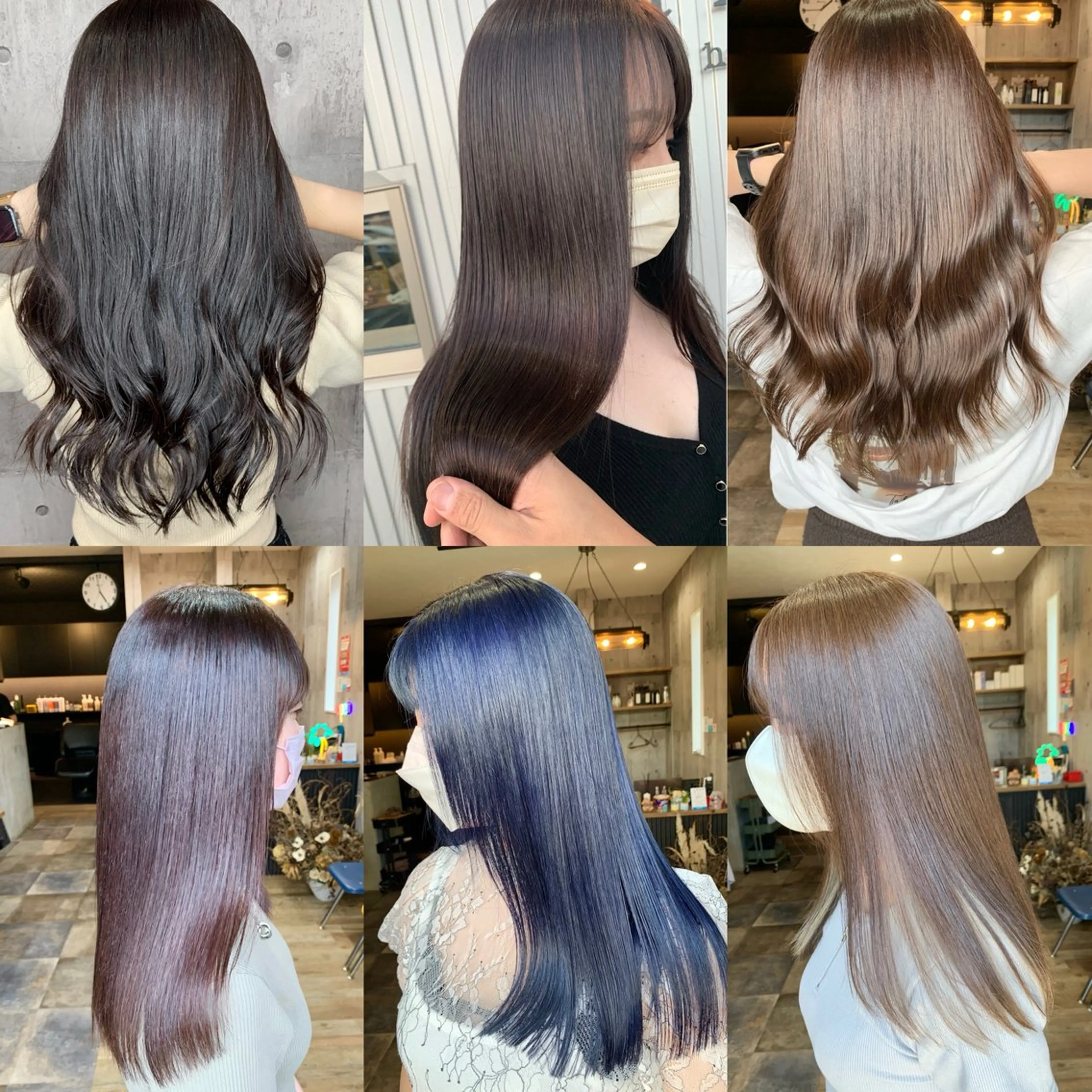 セミロング カット ヘアカラー トリートメント yoshihara yuukiのヘアスタイル