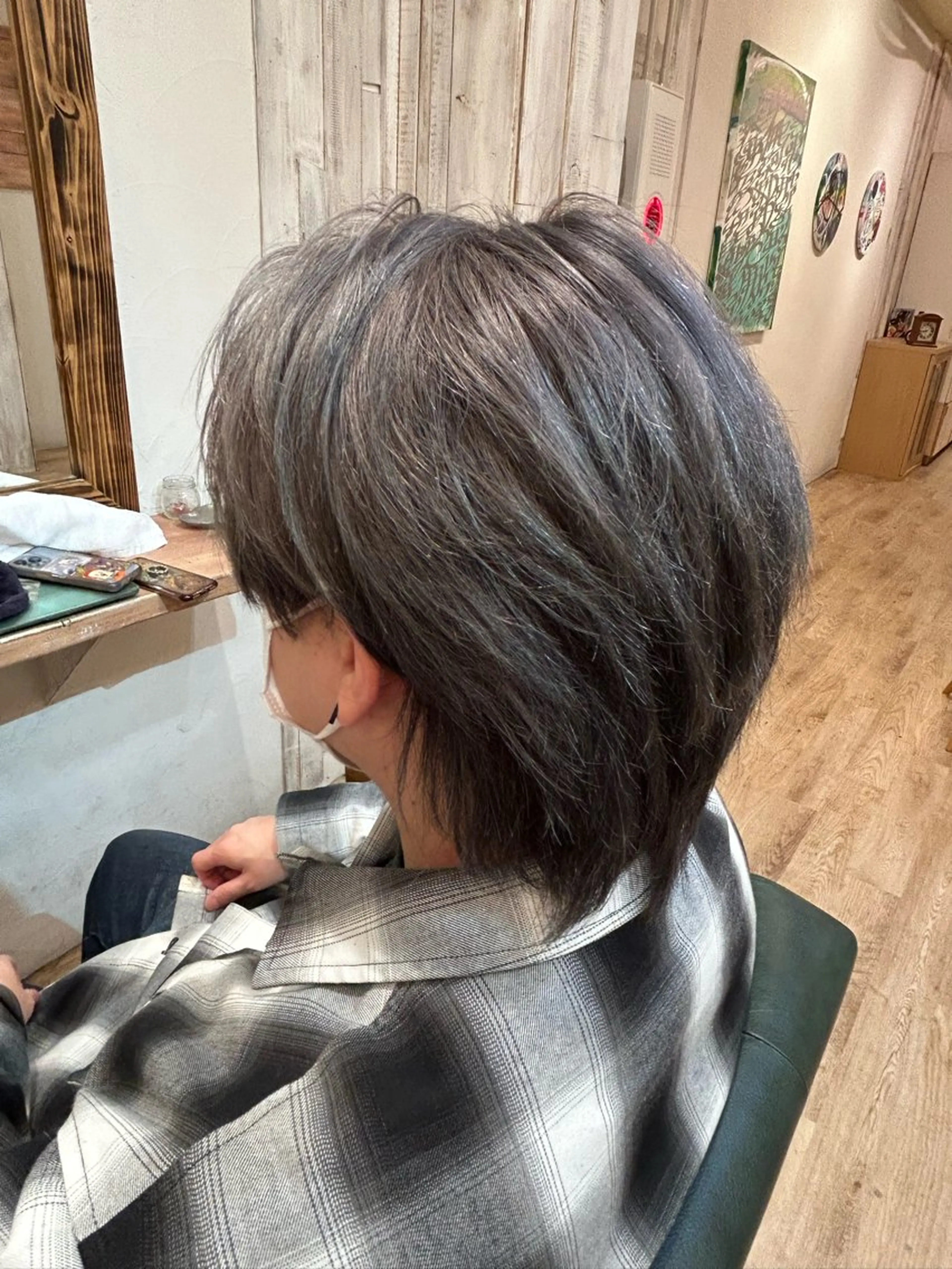 ショート カラー メンズ ダブルカラー ヘアカラー 今村 茜のヘアスタイル