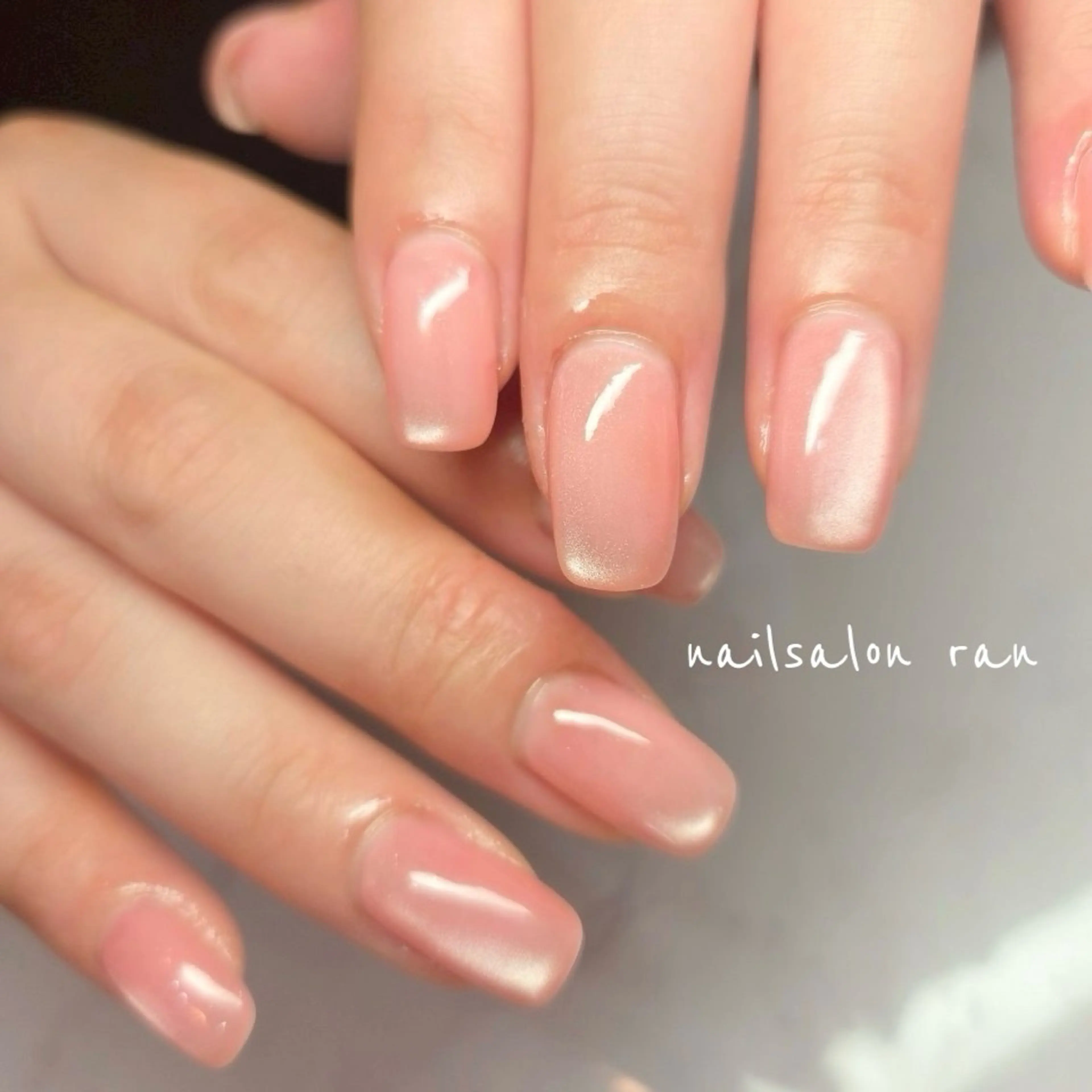ネイル マグネットネイル ハンドネイル ハンドケア nailsalon ranのネイルデザイン