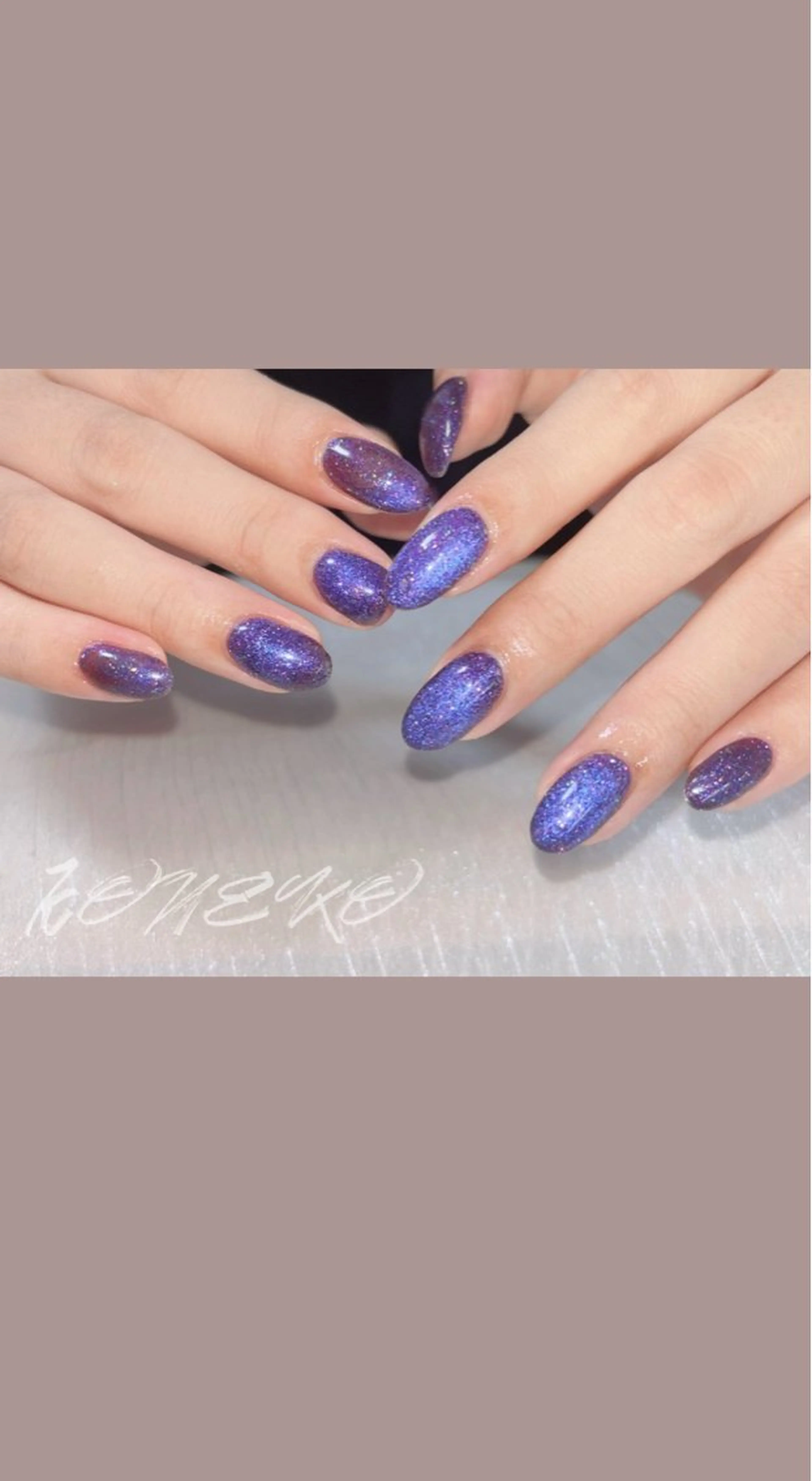 ネイル コネコネイルサロン モデル用のネイルデザイン