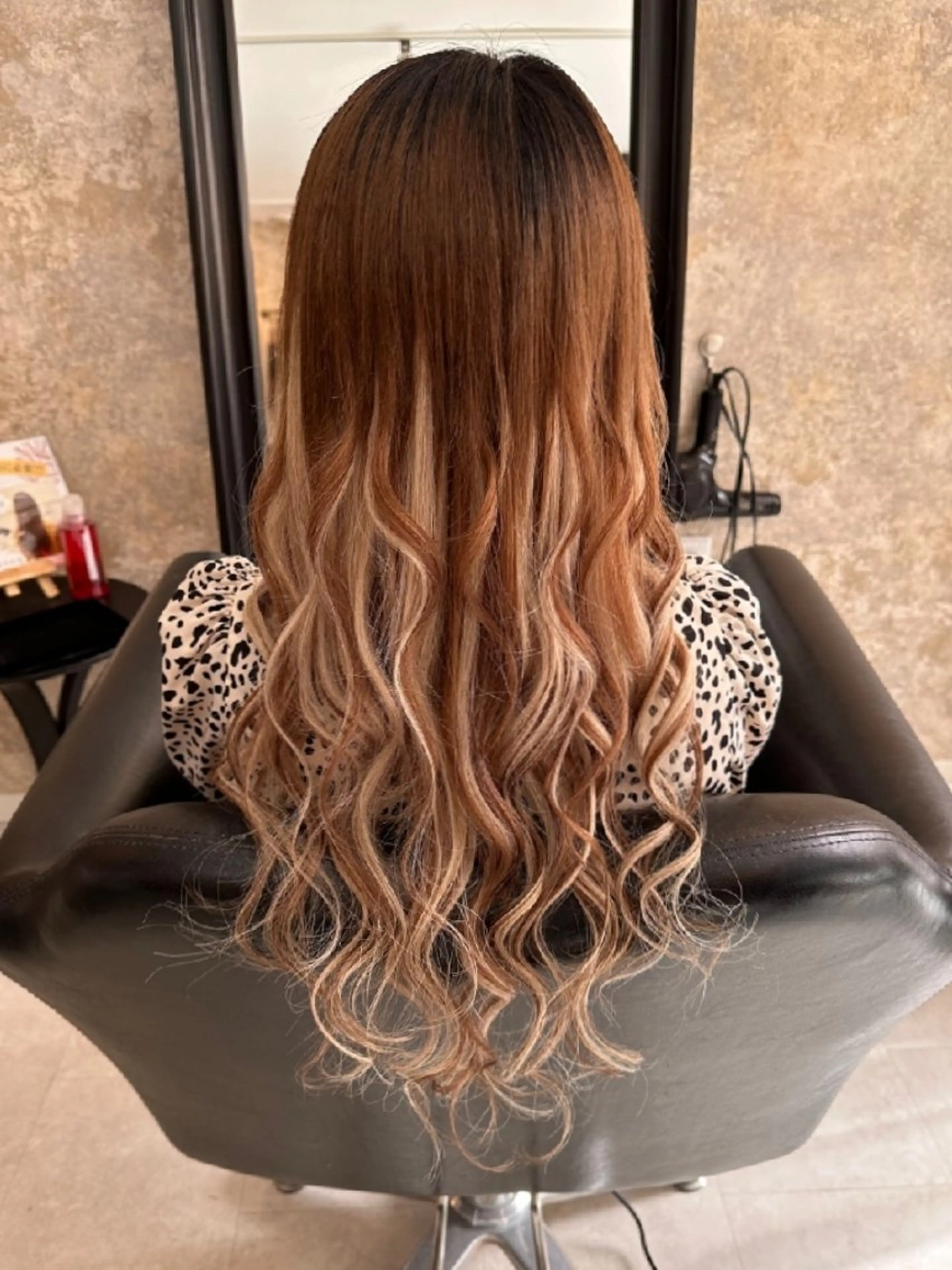 ロング プルエクステ エクステ 髪質改善 カット エクステ 小森 鈴佳のヘアスタイル