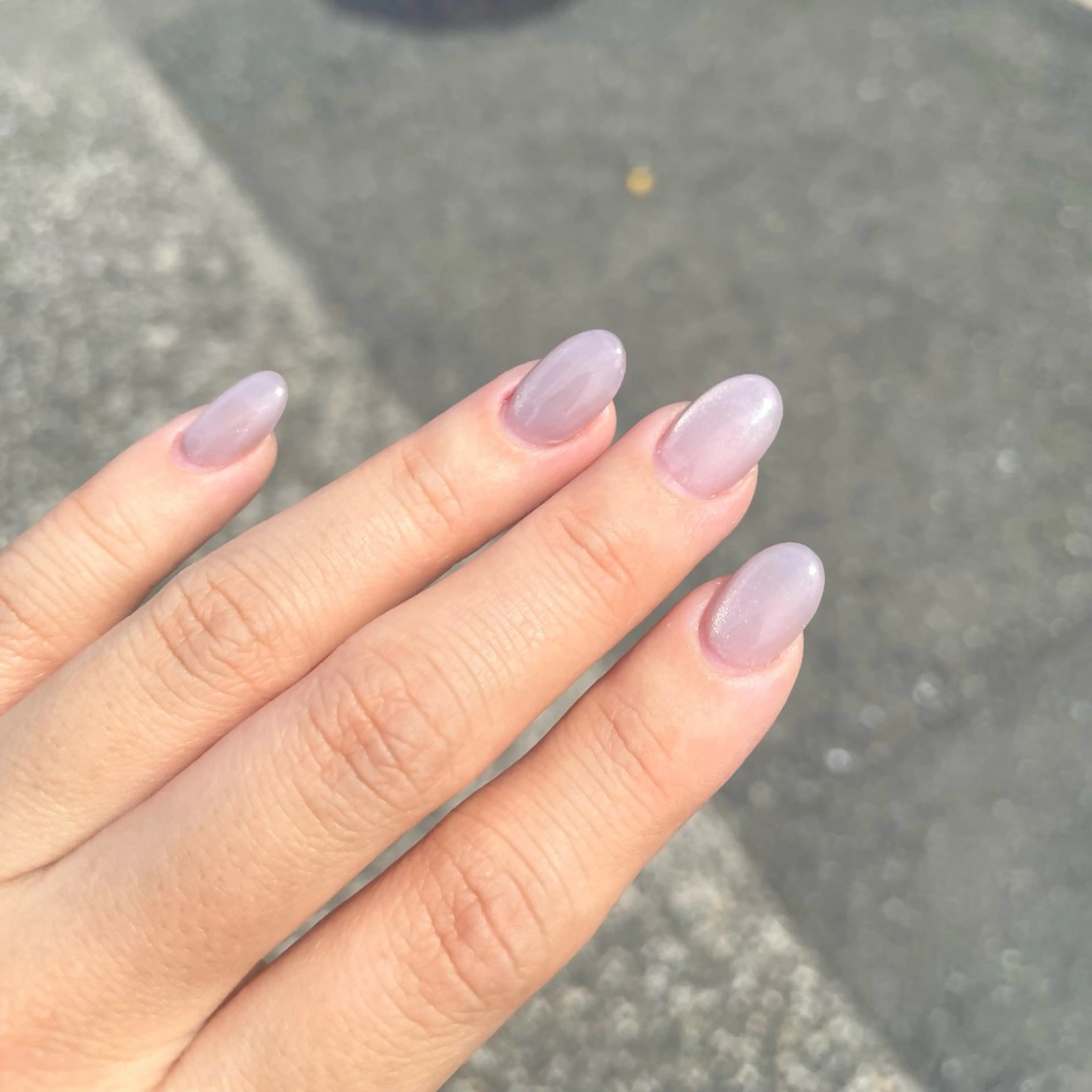 ネイル Rika🌼 シンプル•マグネットのネイルデザイン