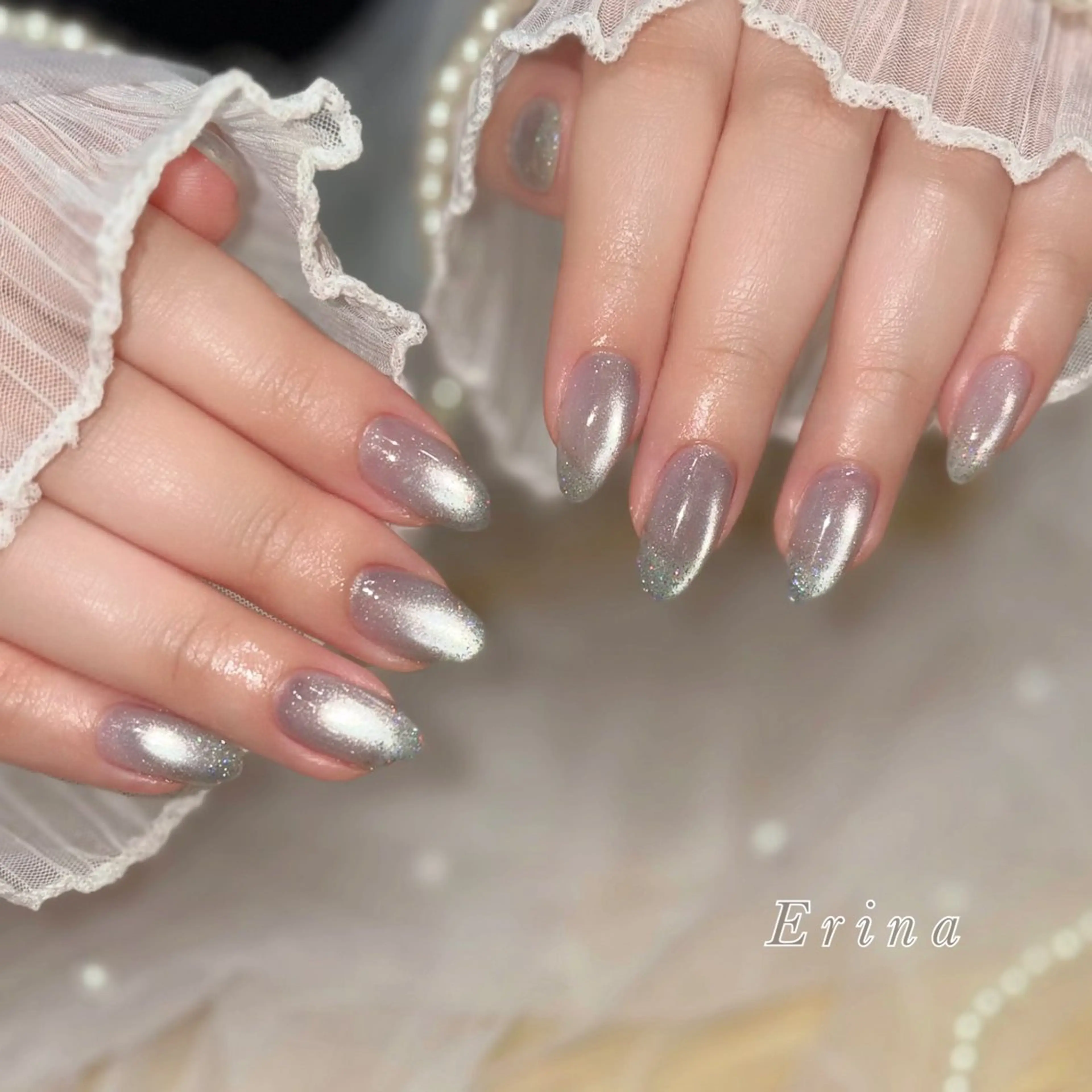 ネイル Erina🐱 フィルイン💅パラのネイルデザイン