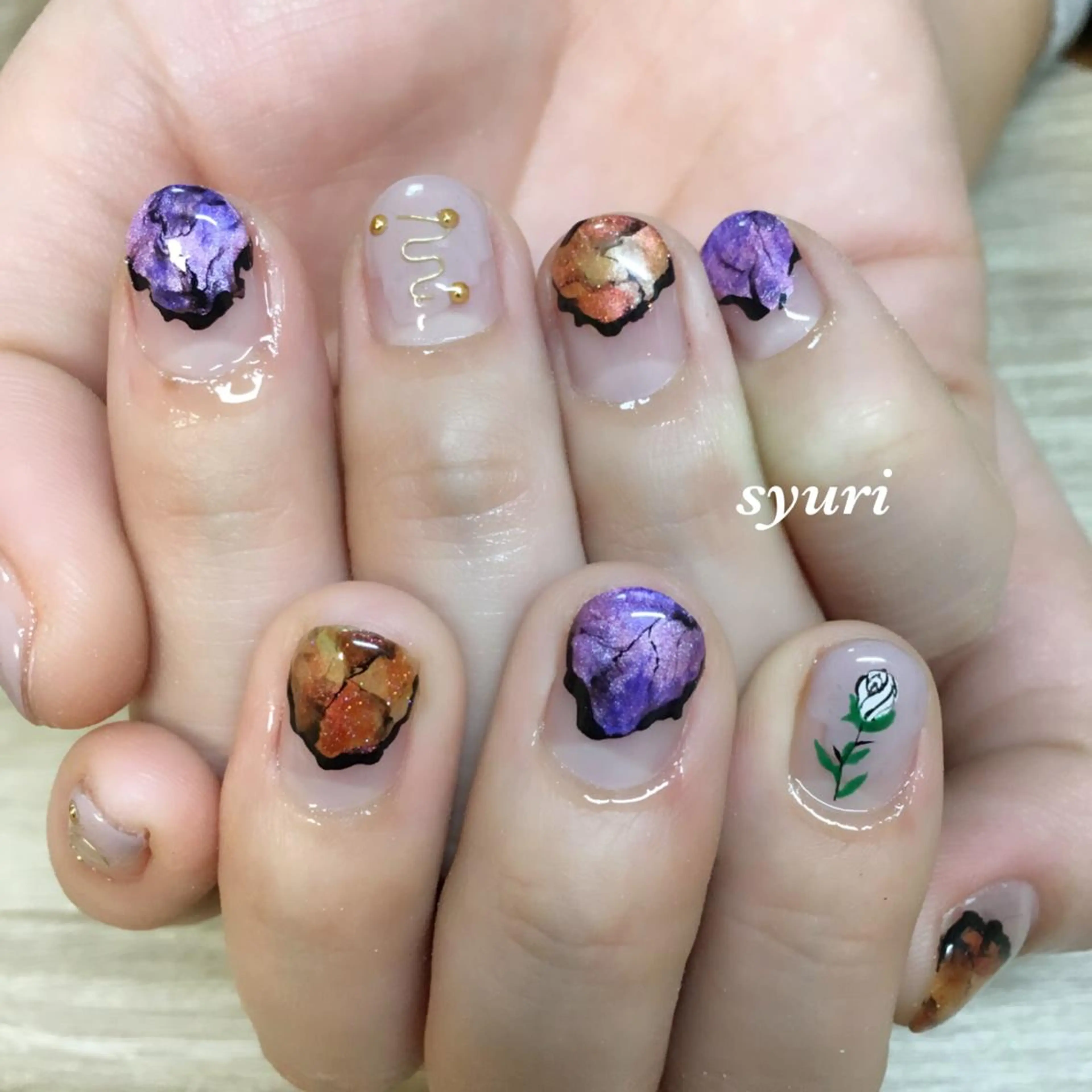 ネイル ハンドネイル syuri nailのネイルデザイン