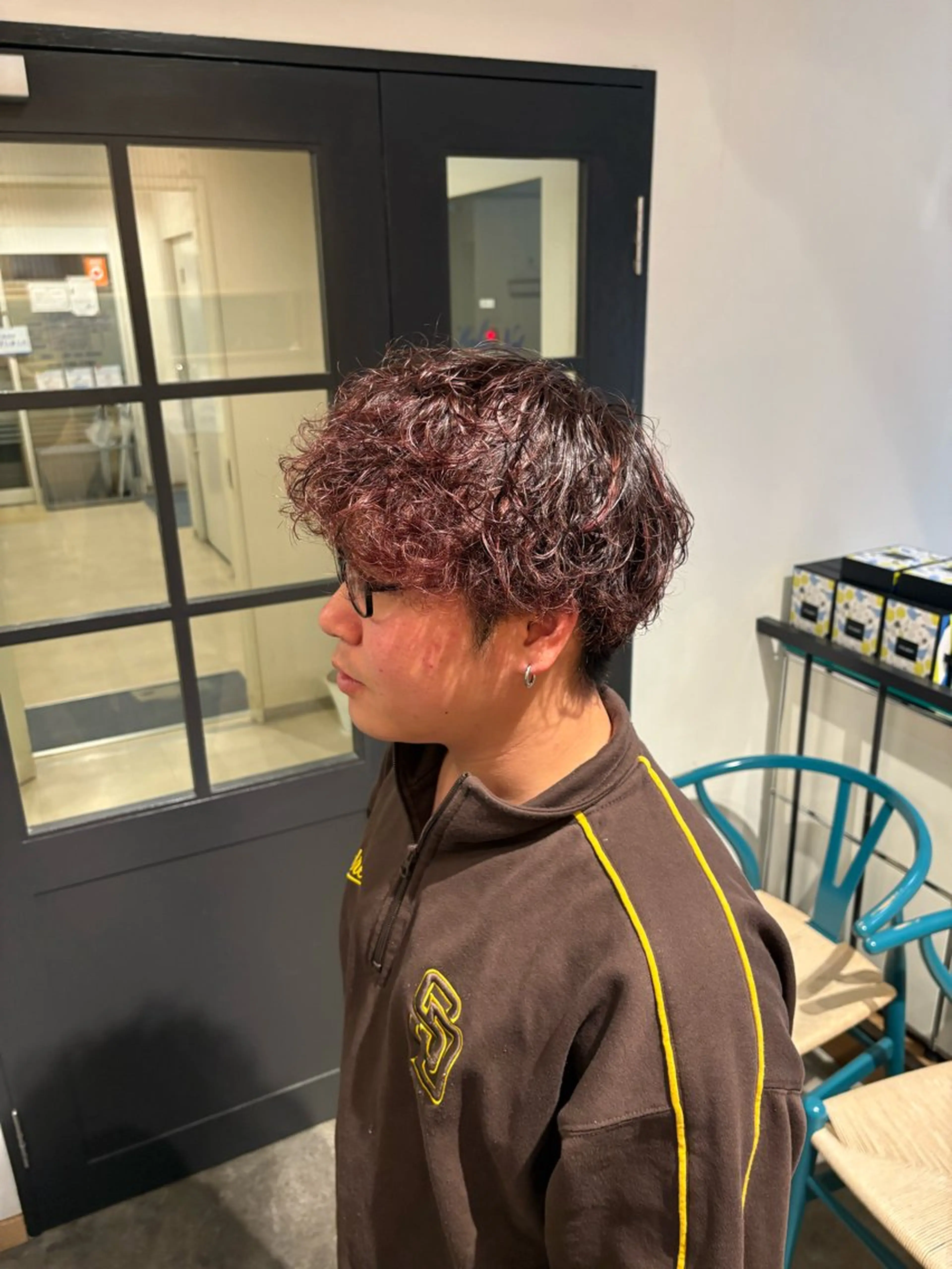 カラー メンズ ヘアカラー 荒川 匠磨のヘアスタイル