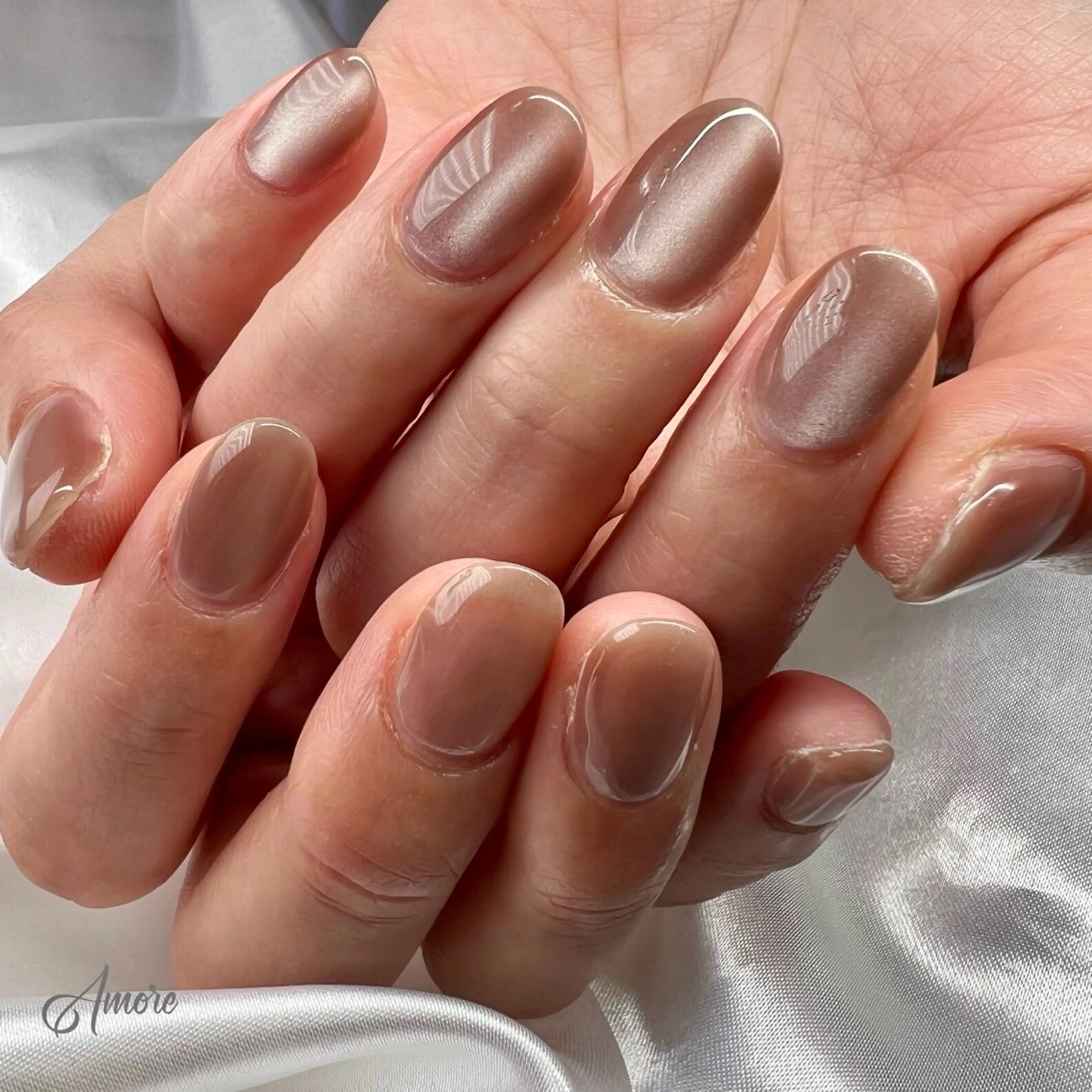 ネイル ジェルネイル キラキラネイル 韓国ネイル マグネットネイル パラジェル You kyehwaのネイルデザイン