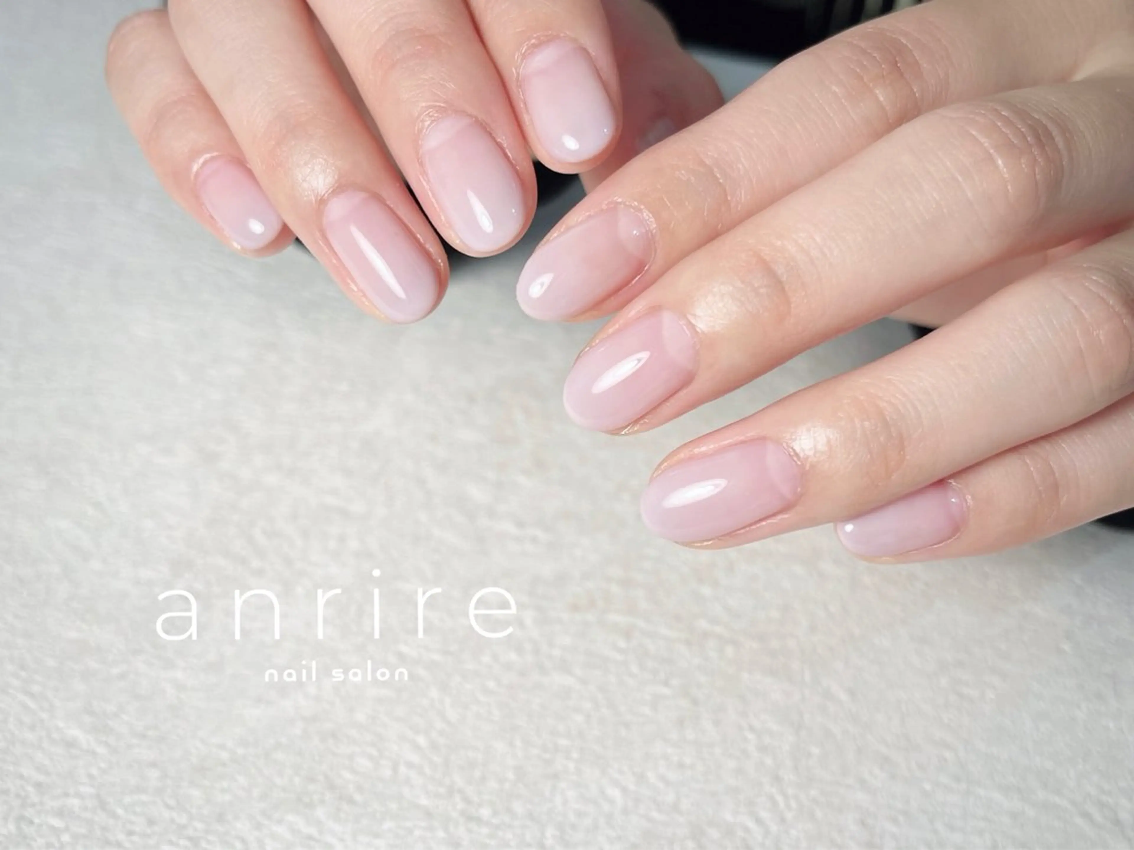 ネイル ジェルネイル グラデーション パラジェル パープル シンプルネイル ハンドネイル nailsalon anrireのネイルデザイン