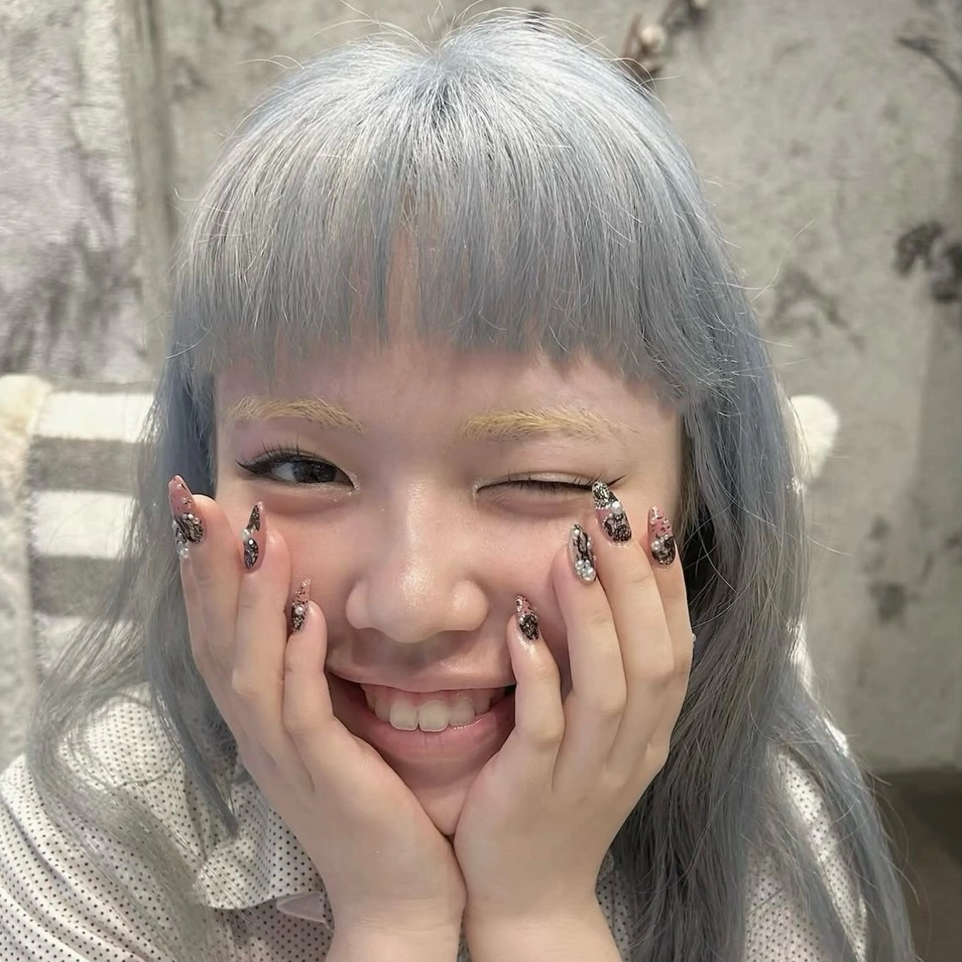 ネイル ハンドネイル パラあり！フィルイン 美フォルムのネイルデザイン
