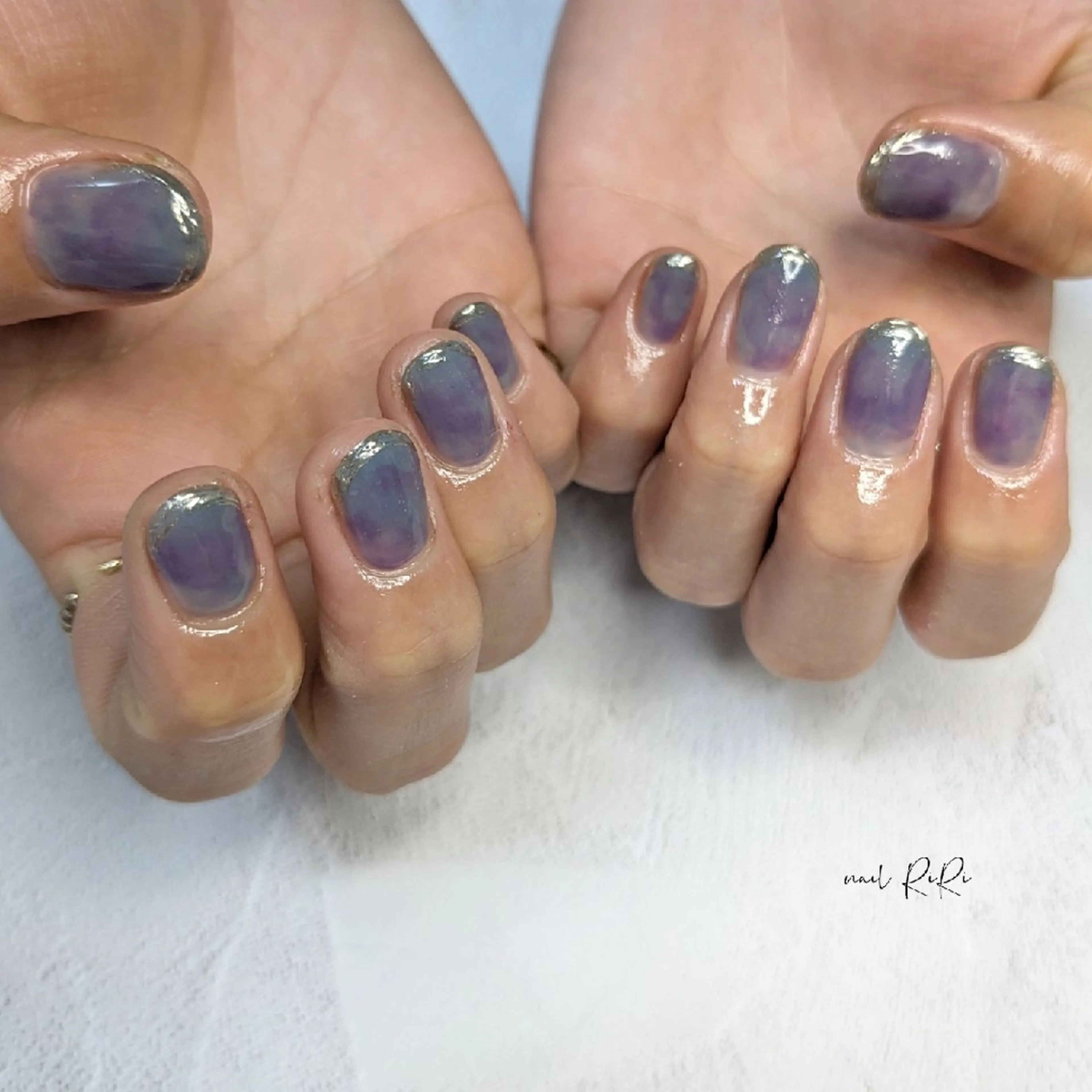 ネイル フレンチネイル ミラーネイル nail RiRi アトレナチュラのエステ・リラクイメージ