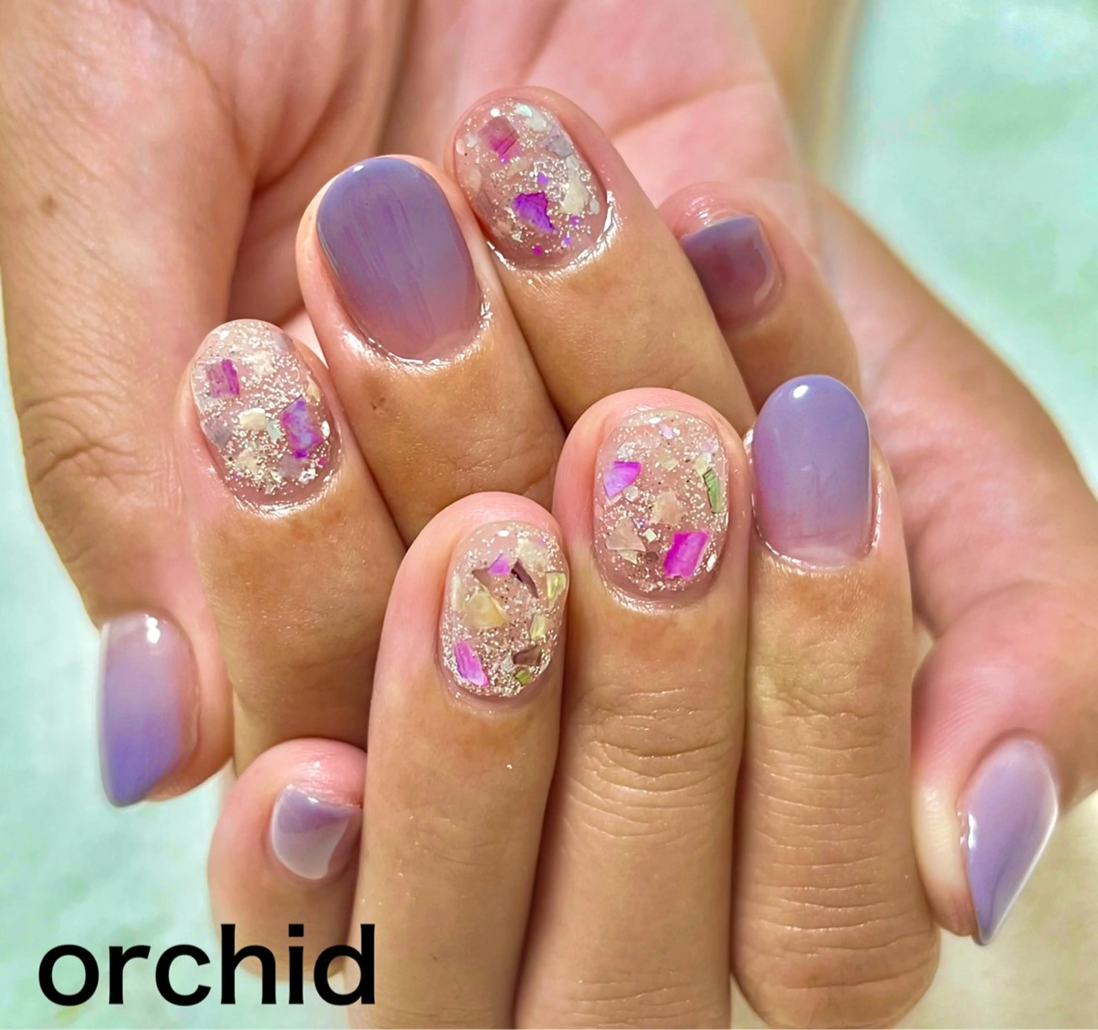 ネイル orchid ♡オーキッドのネイルデザイン