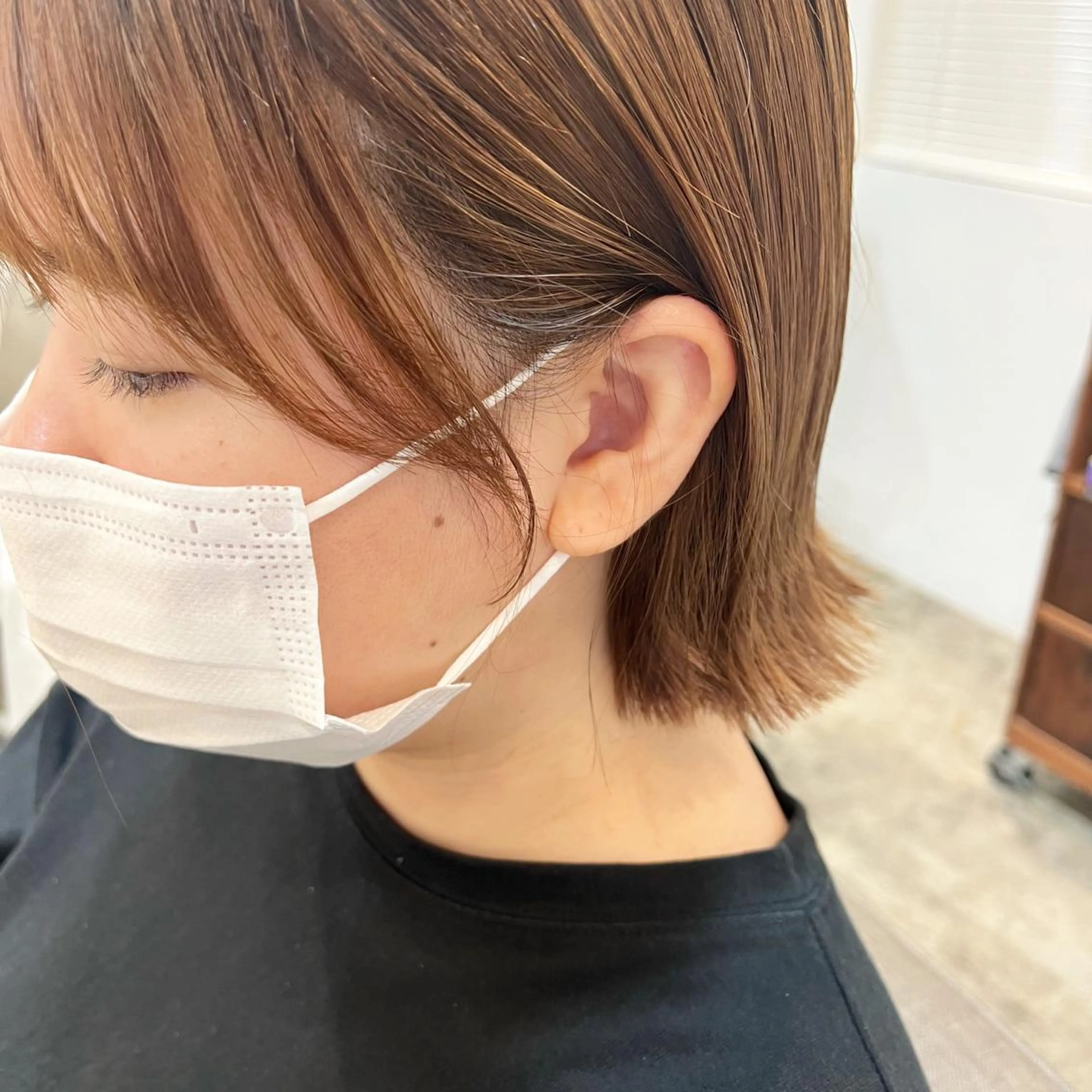 ショート 韓国風ヘア ☁️RIKA☁️ @ri2_____bのヘアスタイル