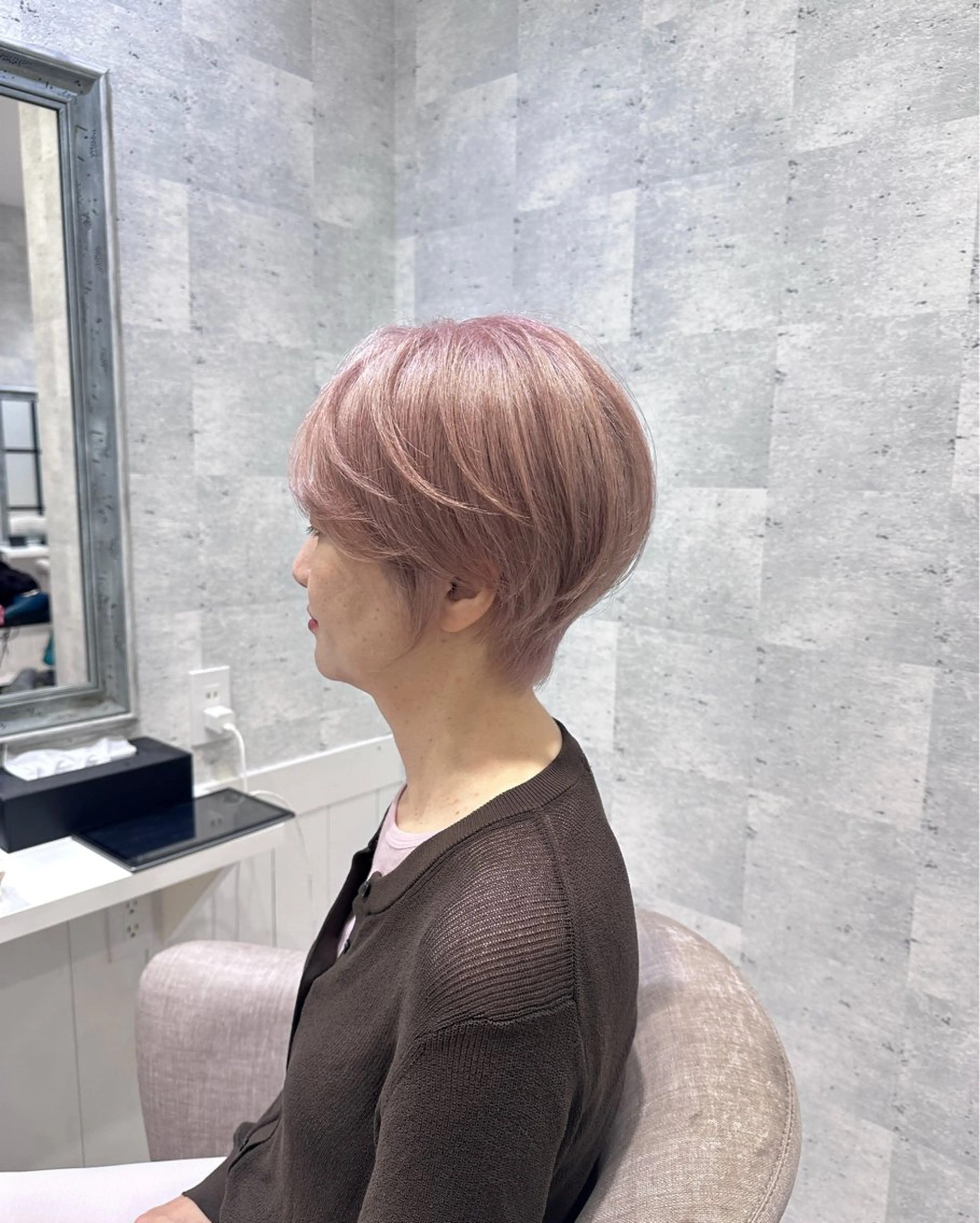 ショート カラー カット ヘアカラー トリートメント 西山 将太のヘアスタイル