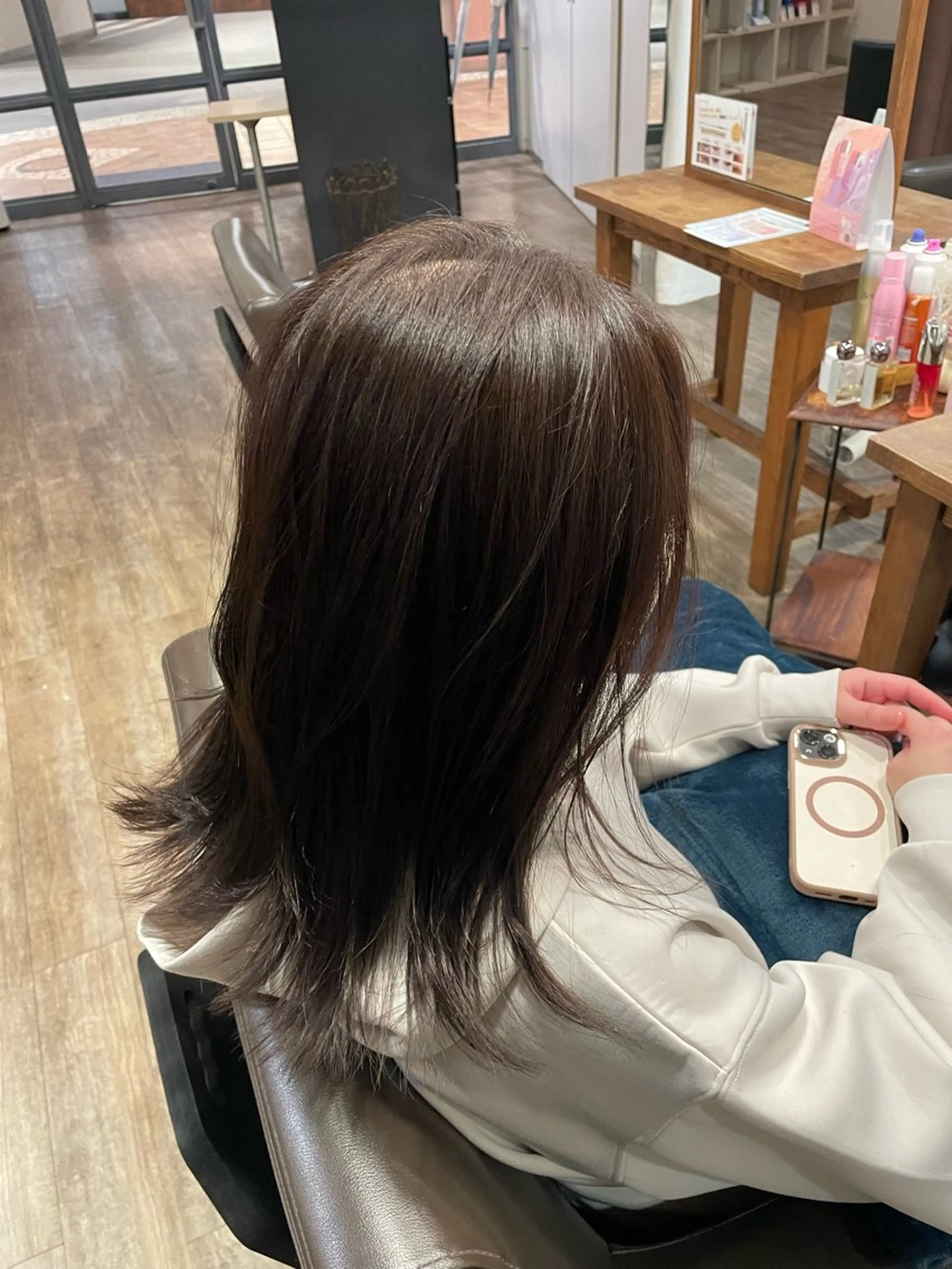 ミディアム カラー bifinoLuce / 松村琉希のヘアスタイル