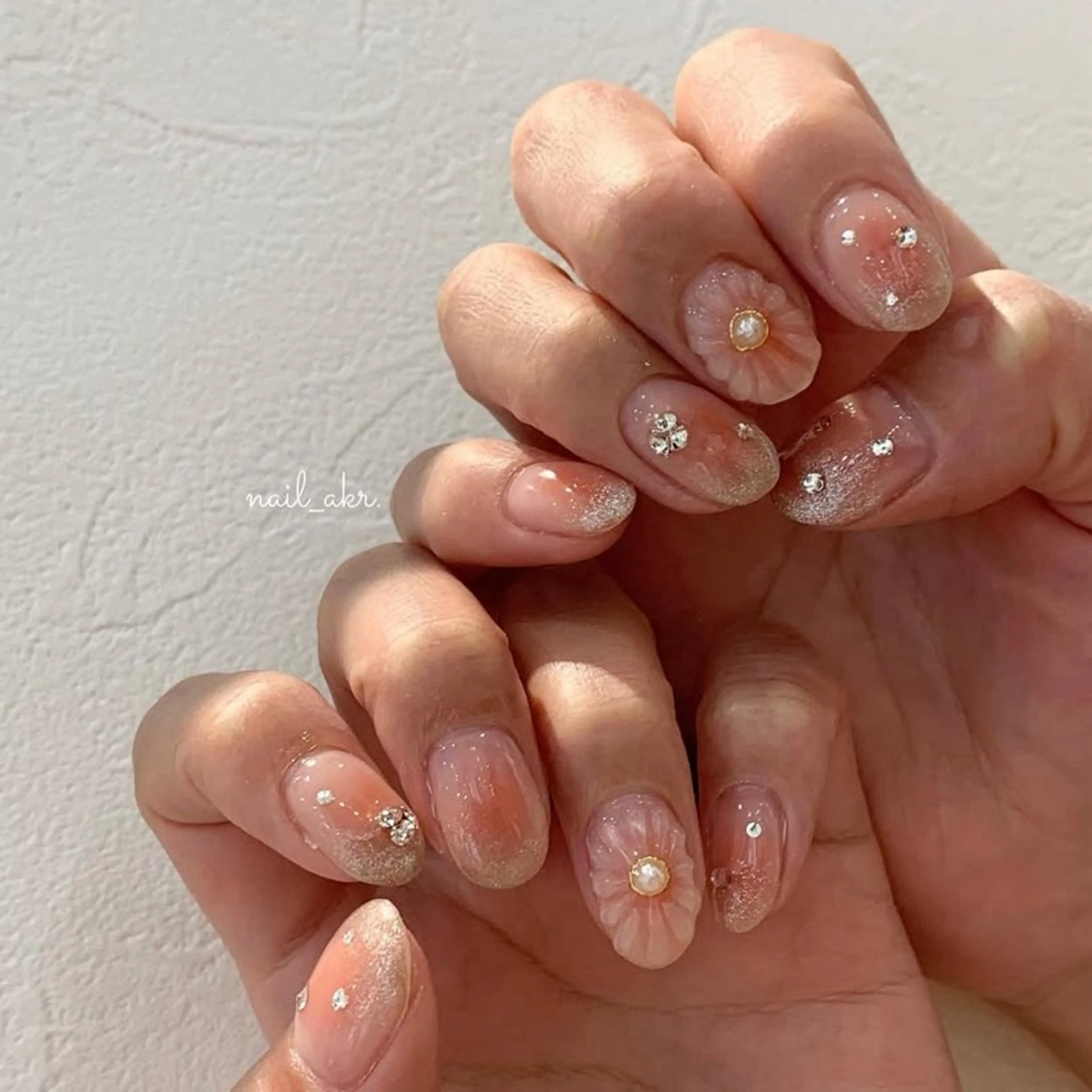 ネイル チークネイル ハンドネイル nailAVANCE akariのネイルデザイン