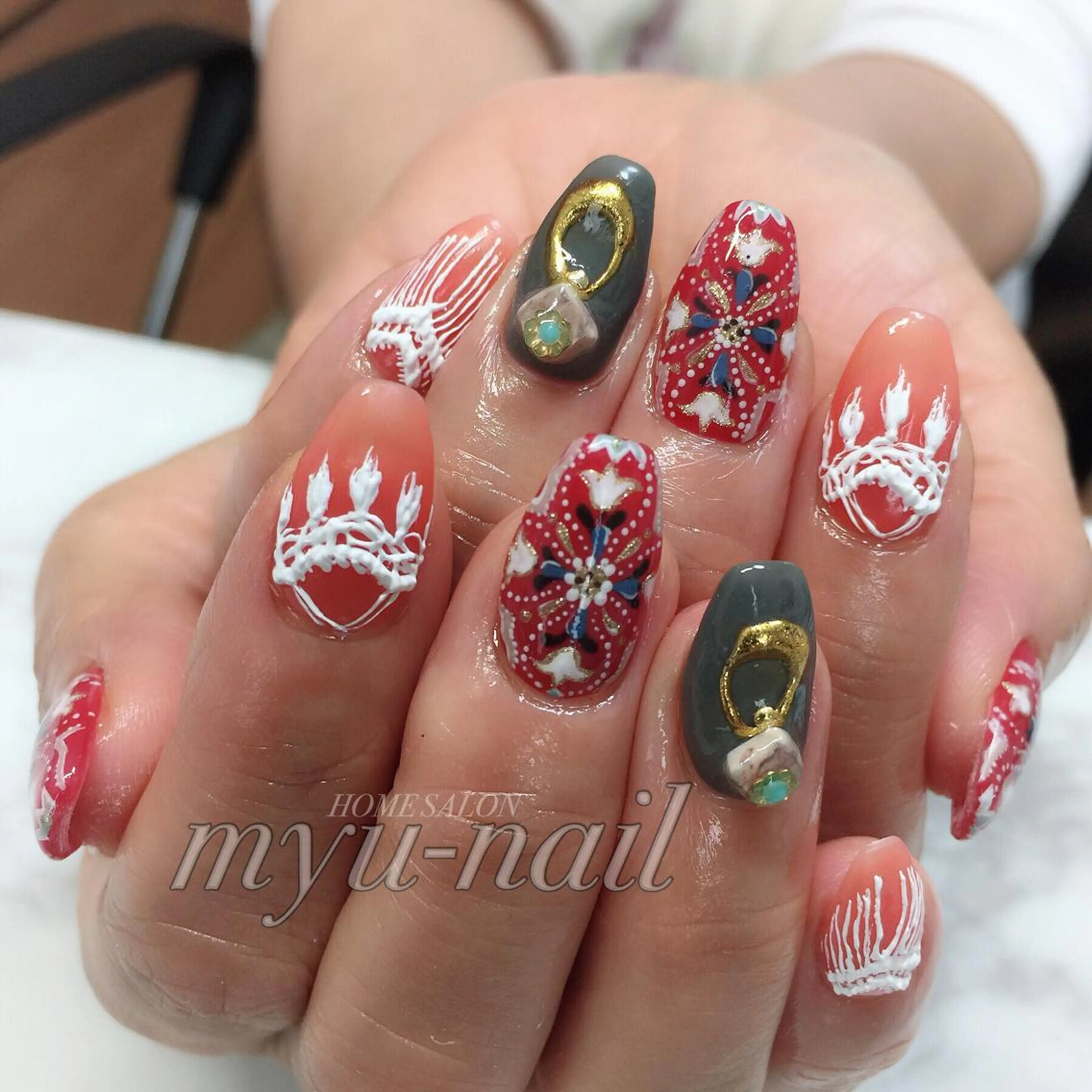 ネイル ホームサロン myu-nailのネイルデザイン