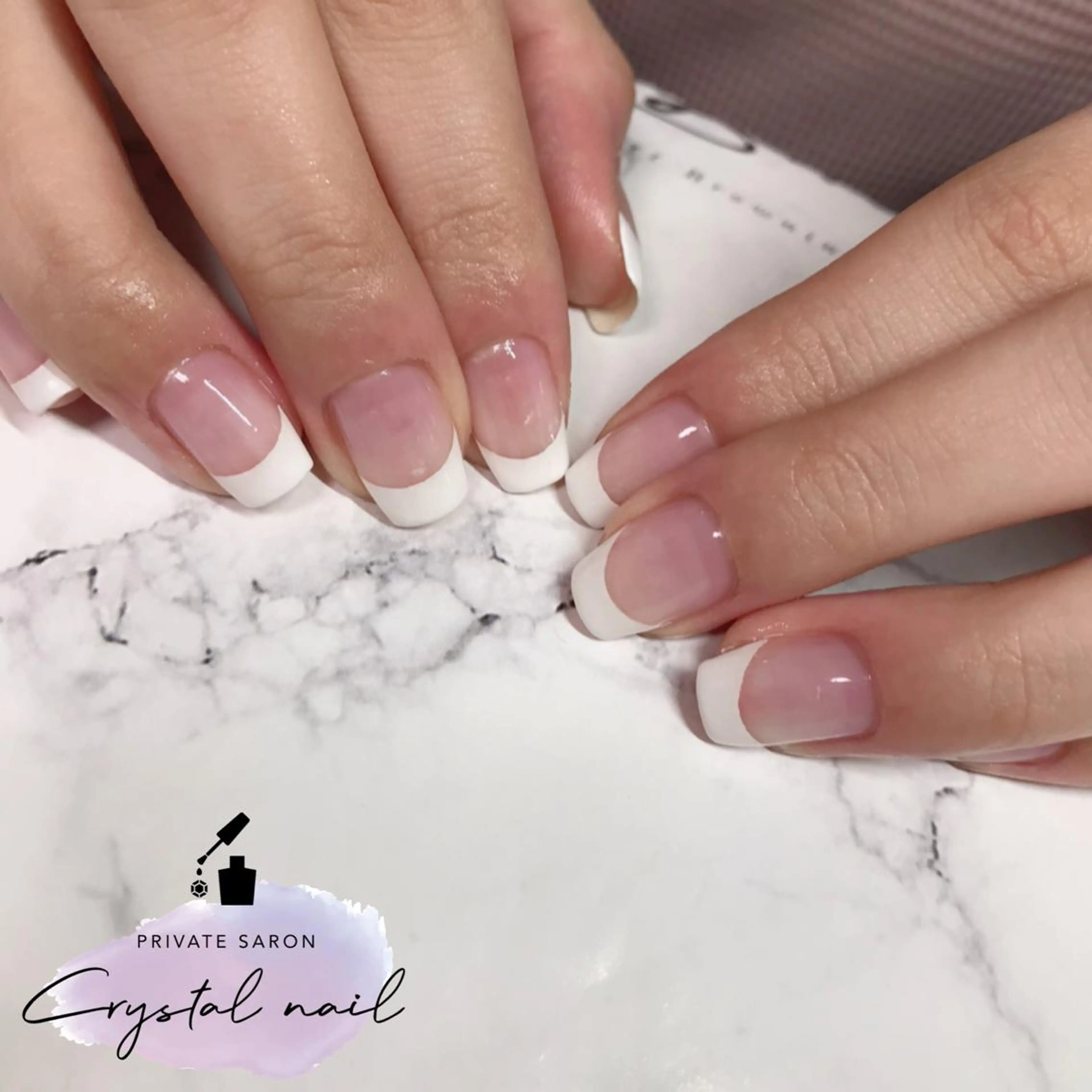 ネイル フレンチネイル シンプルネイル ハンドネイル SCENERY NAILのネイルデザイン