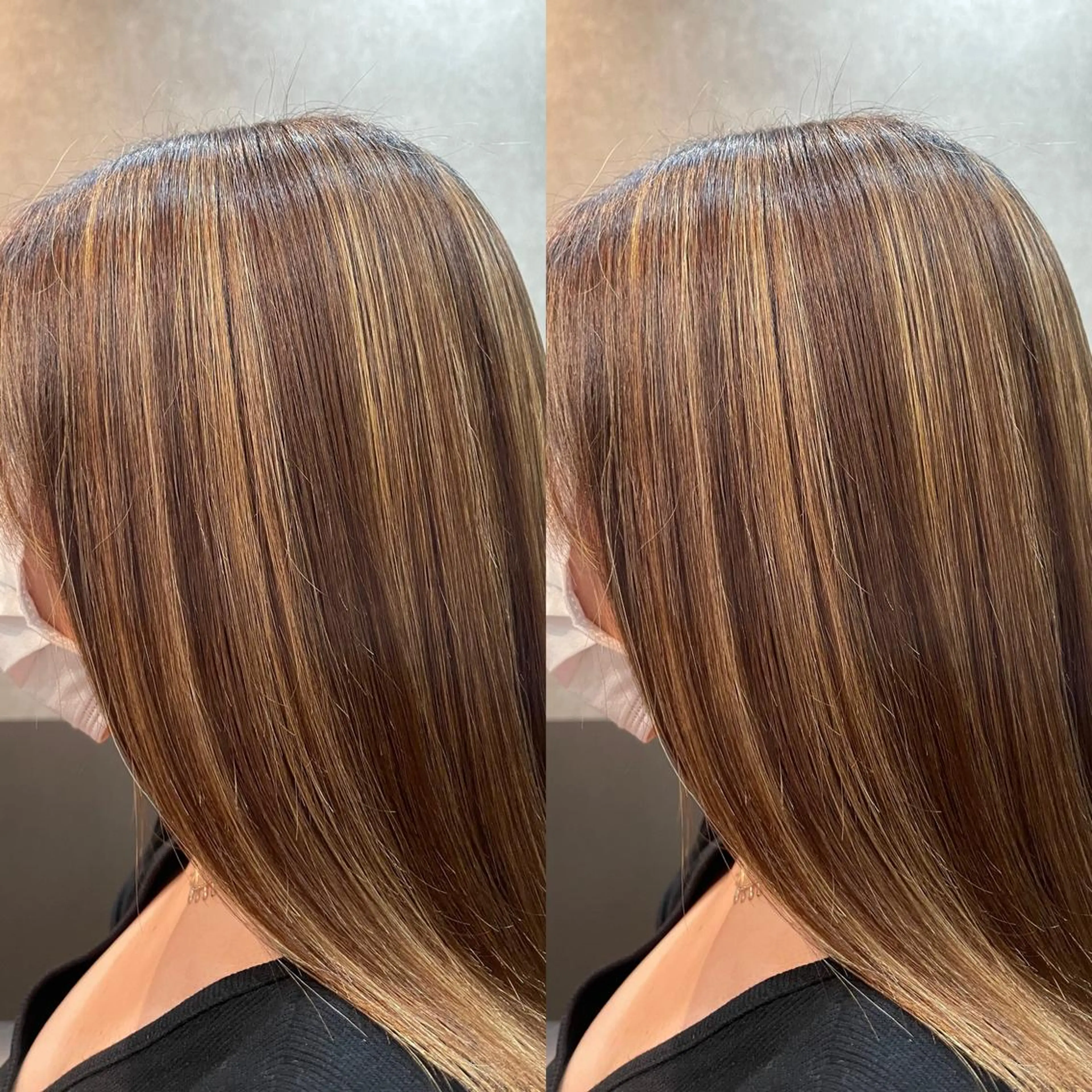 セミロング カラー 美髪整形✨髪質改善 ✨中村弘仁/チーフのヘアスタイル